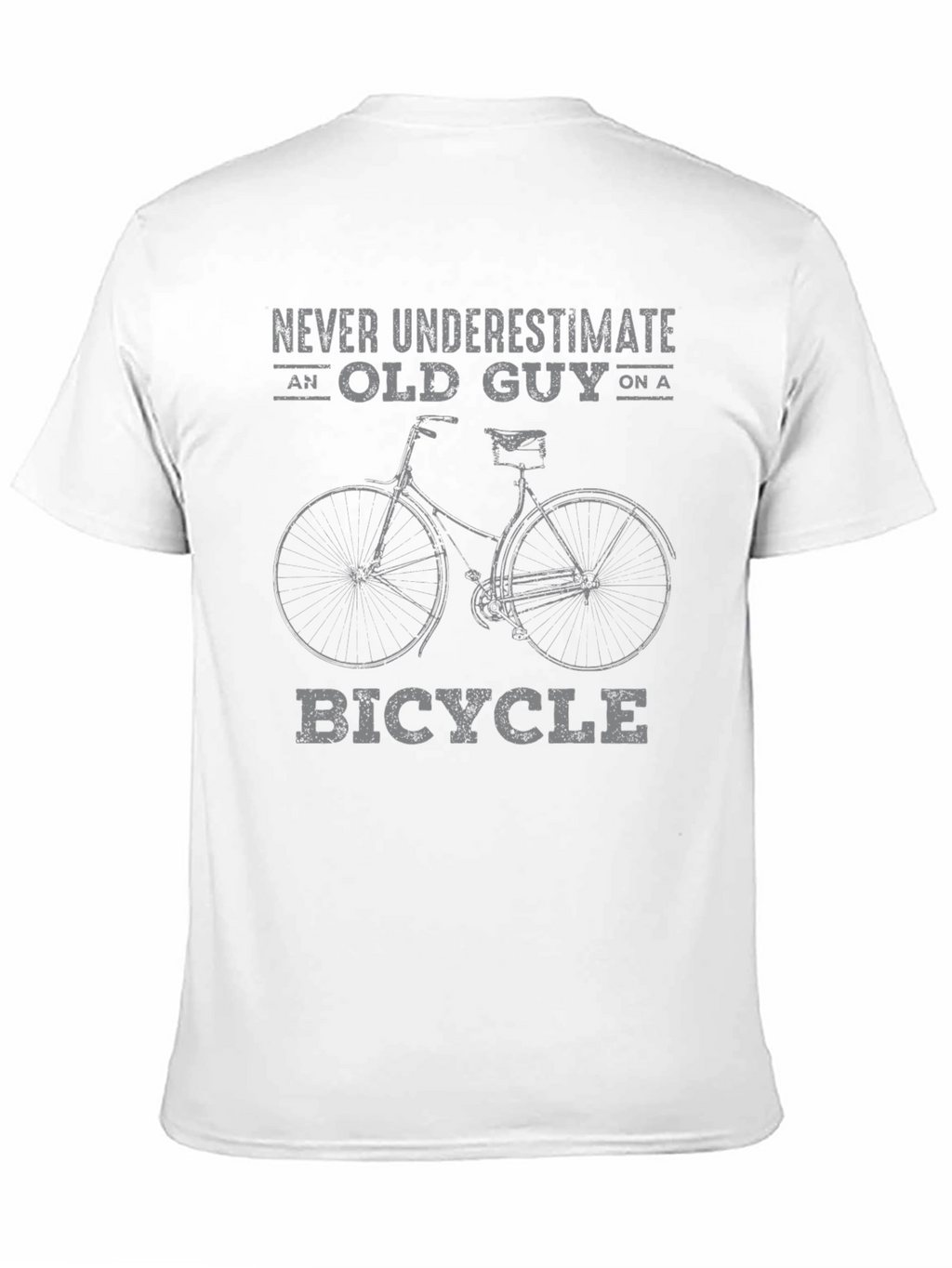 Old Guy on a Bicycle T-Shirt