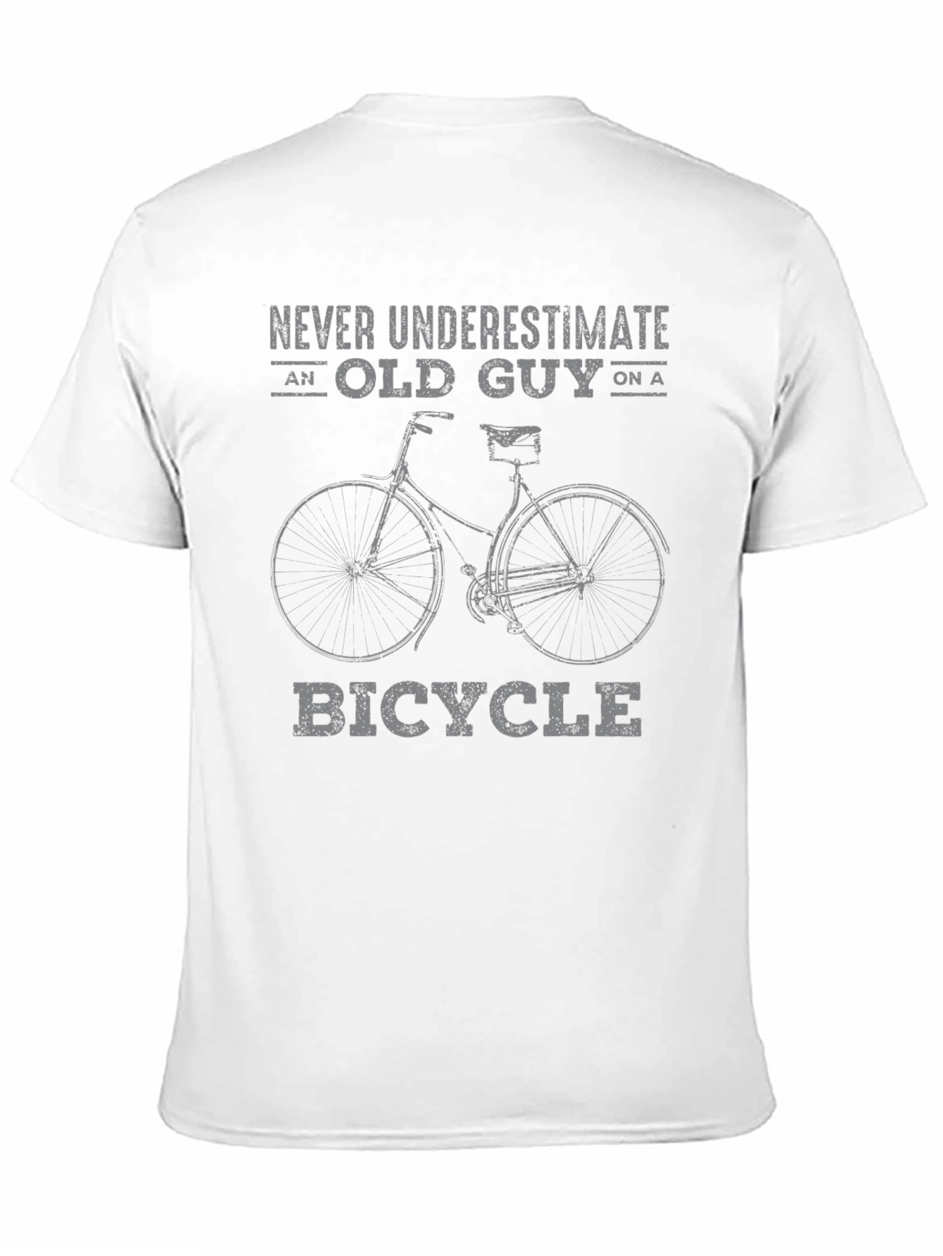 Old Guy on a Bicycle T-Shirt