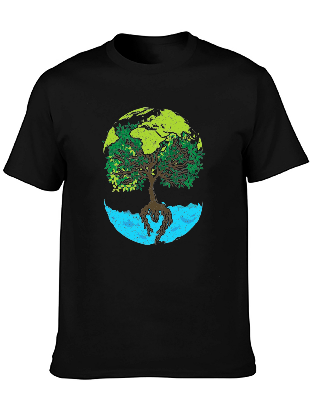 Earth Tree Graphic Tee - Nature Lovers T-Shirt
