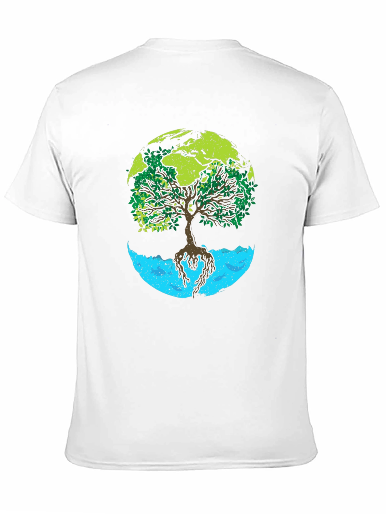Earth Tree Graphic Tee - Nature Lovers T-Shirt
