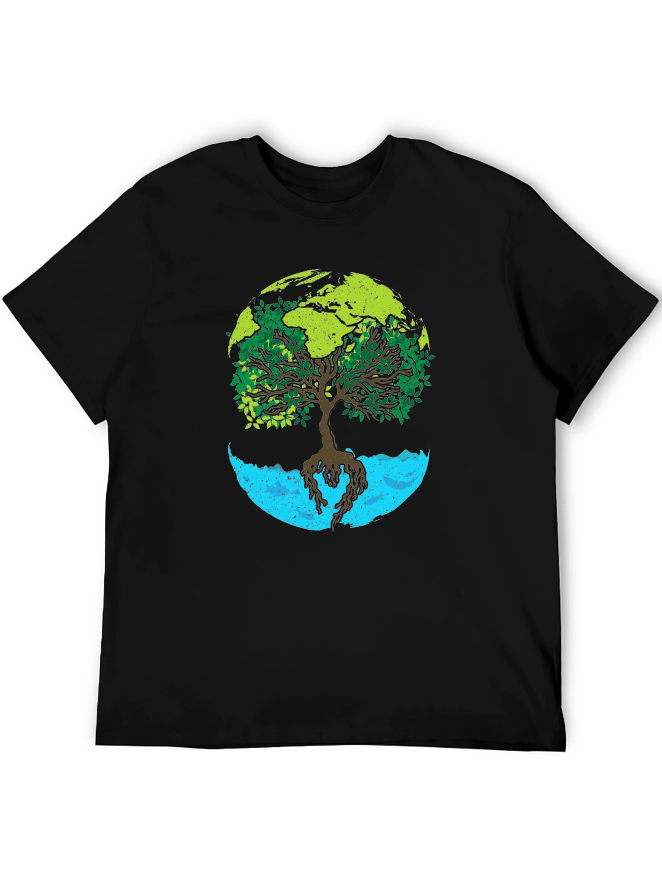 Earth Tree Graphic Tee - Nature Lovers T-Shirt