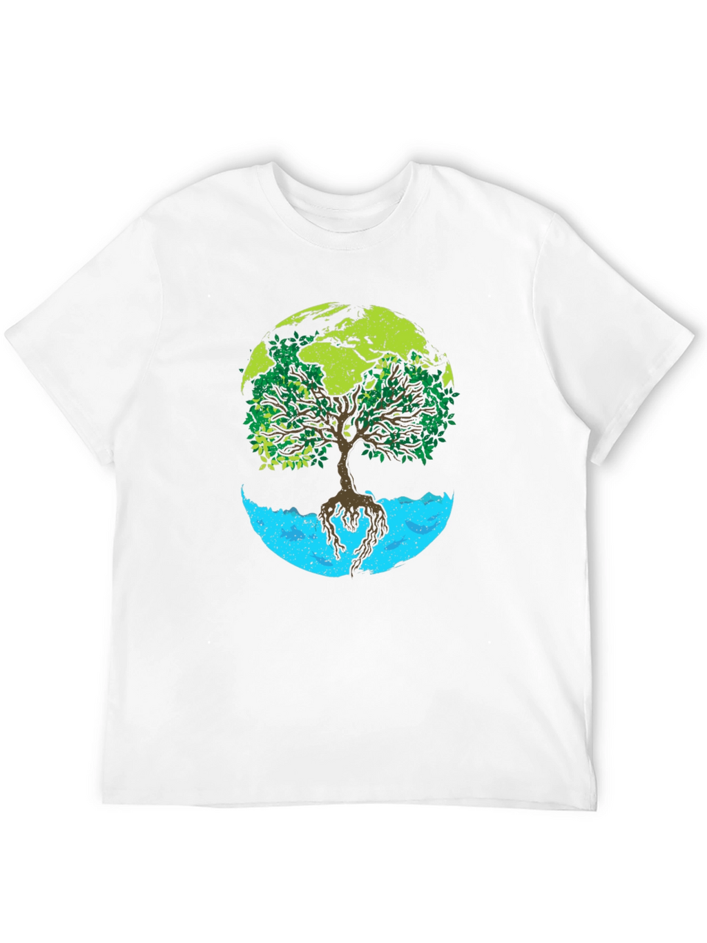 Earth Tree Graphic Tee - Nature Lovers T-Shirt
