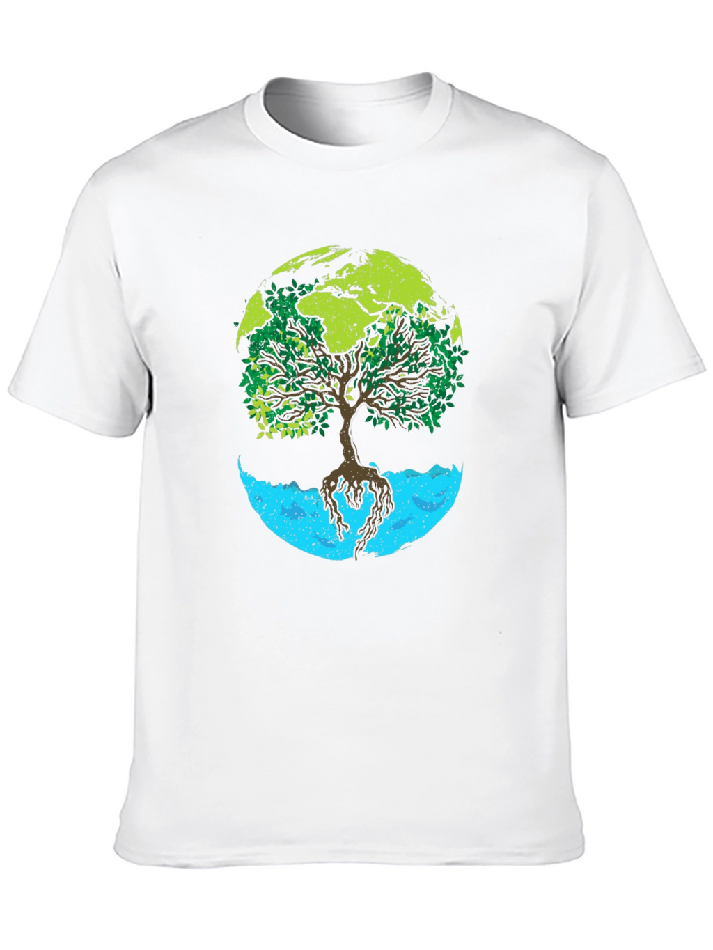 Earth Tree Graphic Tee - Nature Lovers T-Shirt