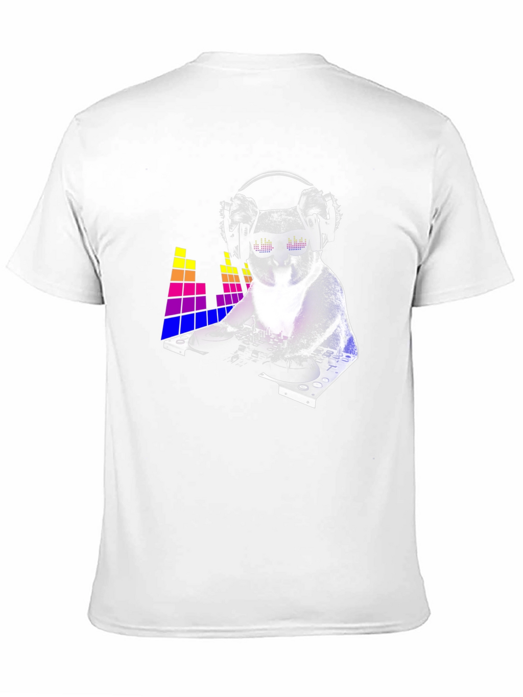 DJ Koala Graphic Tee - Black Cotton Blend