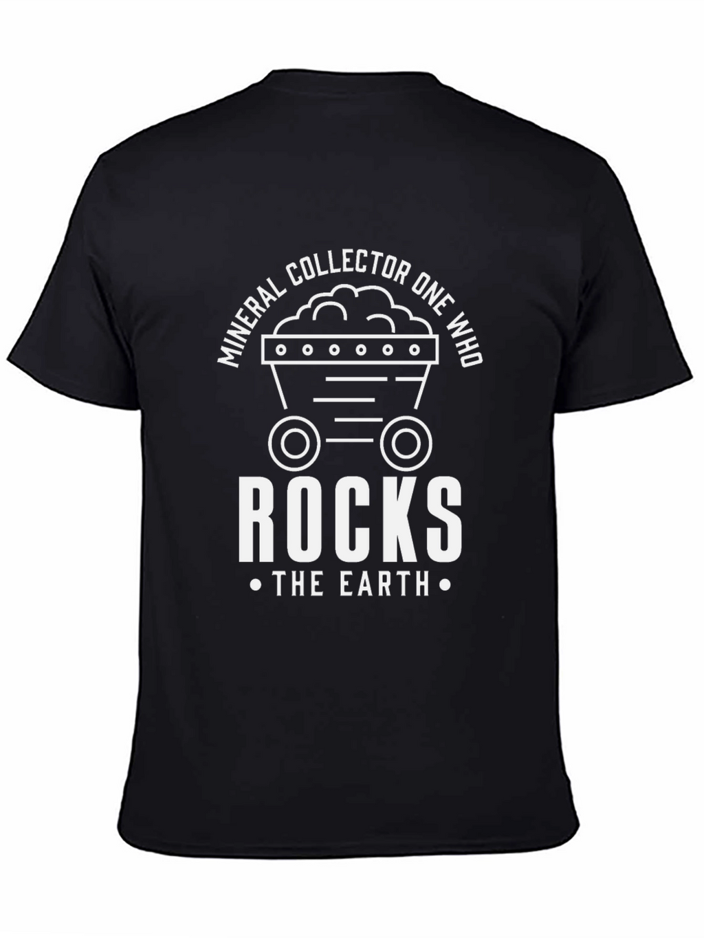 Mineral Collector Rocks the Earth Black T-Shirt