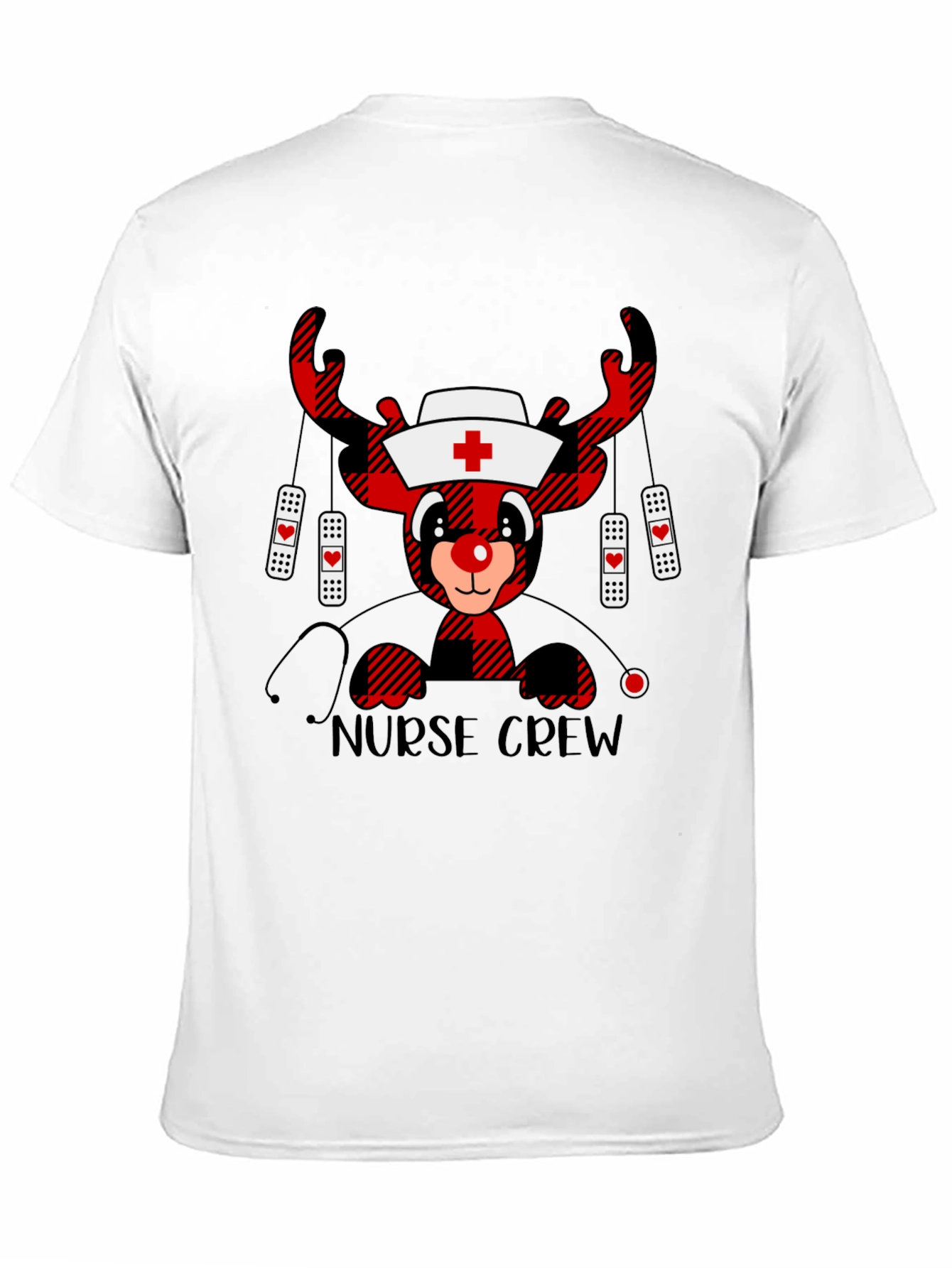 Nurse Crew Reindeer Christmas T-Shirt