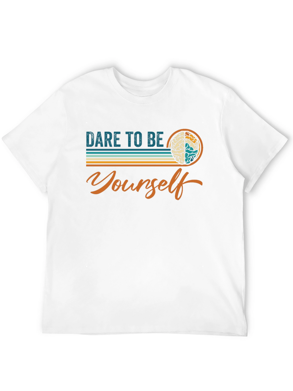 Dare To Be Yourself Graphic Tee - Black