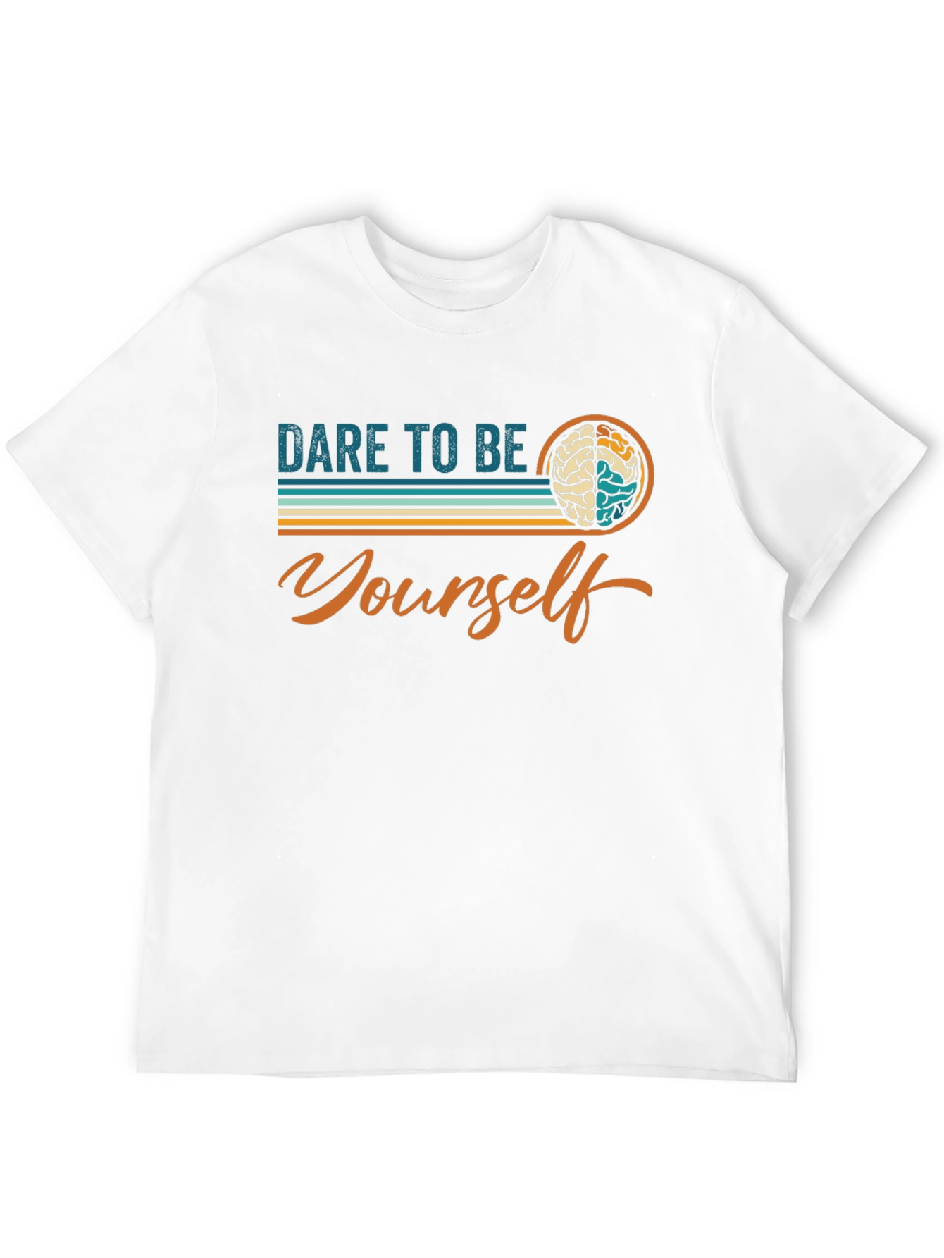 Dare To Be Yourself Graphic Tee - Black
