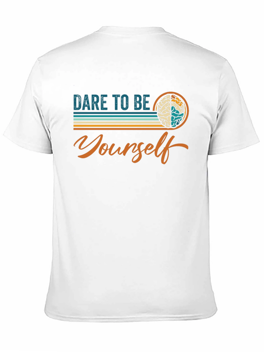 Dare To Be Yourself Graphic Tee - Black