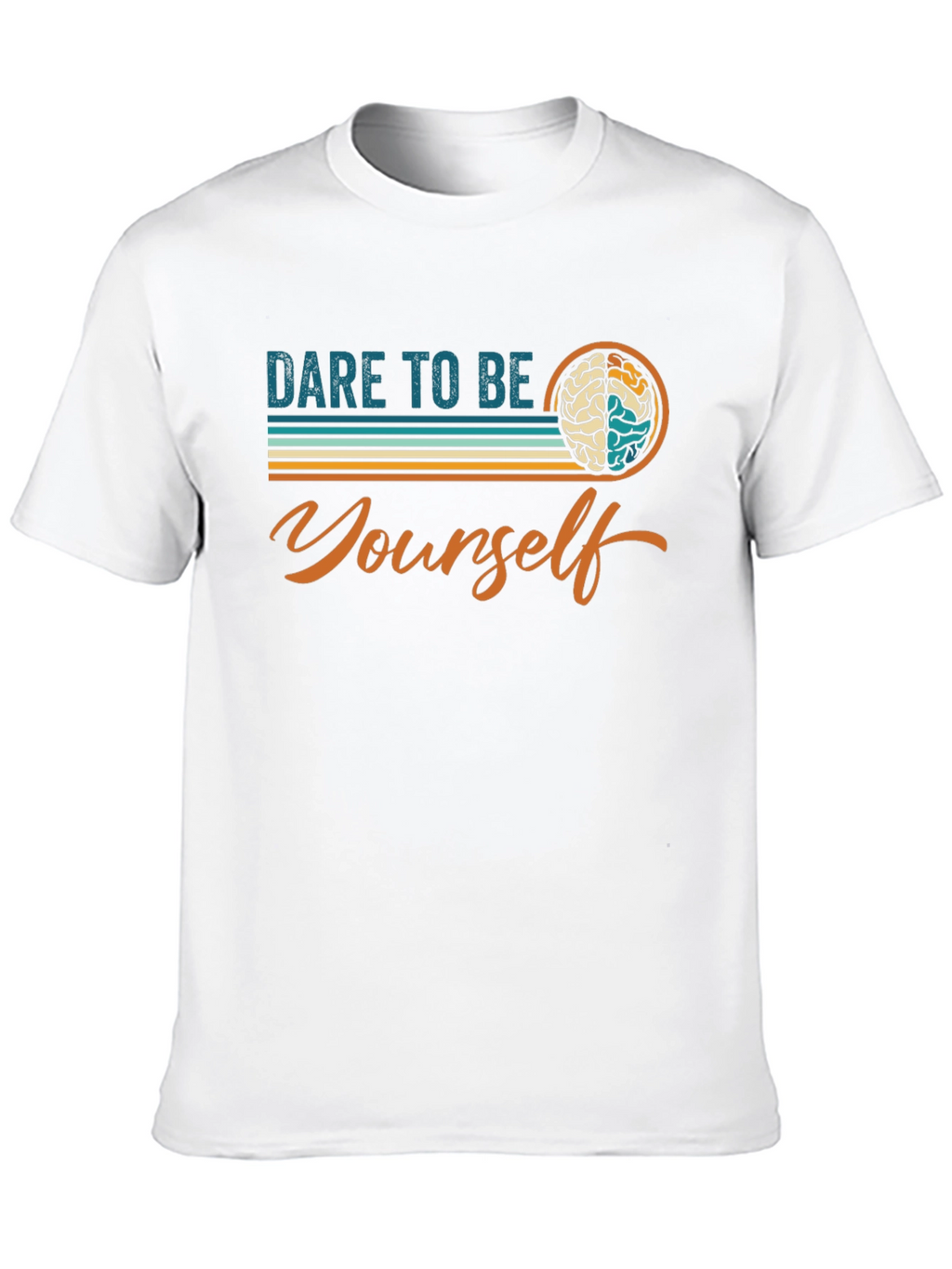 Dare To Be Yourself Graphic Tee - Black