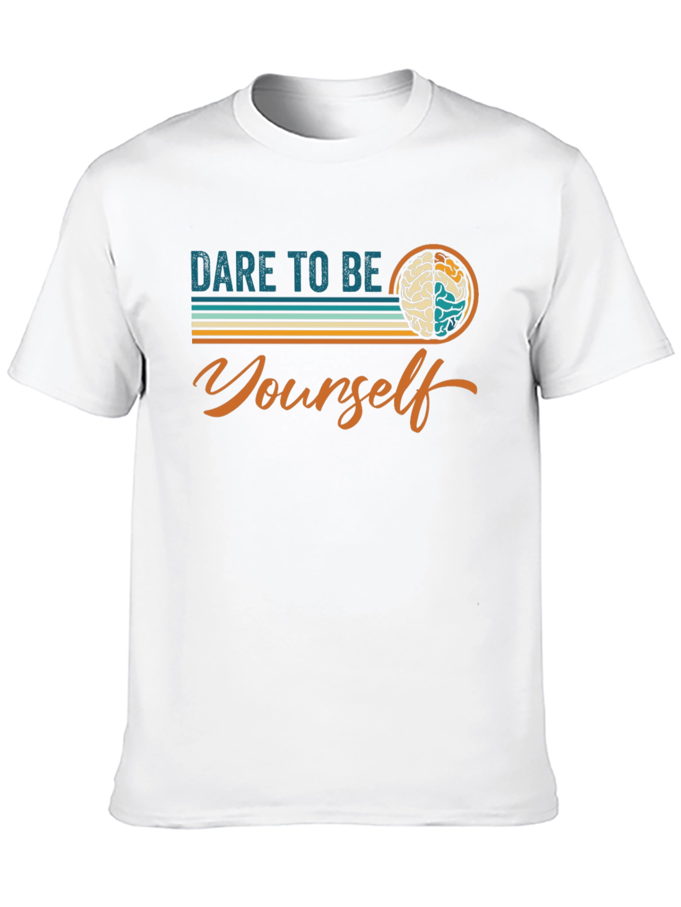 Dare To Be Yourself Graphic Tee - Black