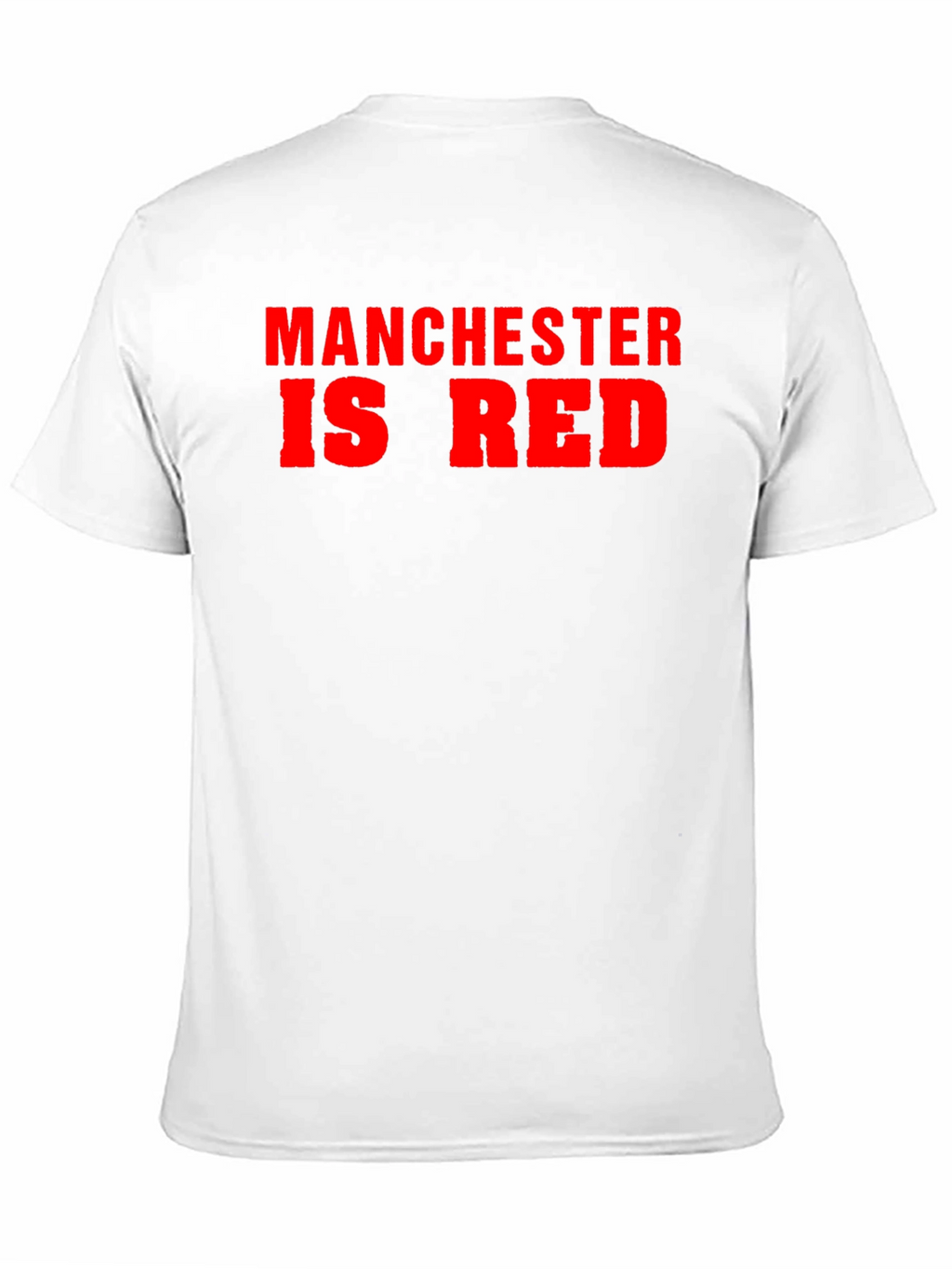 Manchester Is Red T-Shirt - Bold Graphic Tee