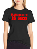 Manchester Is Red T-Shirt - Bold Graphic Tee