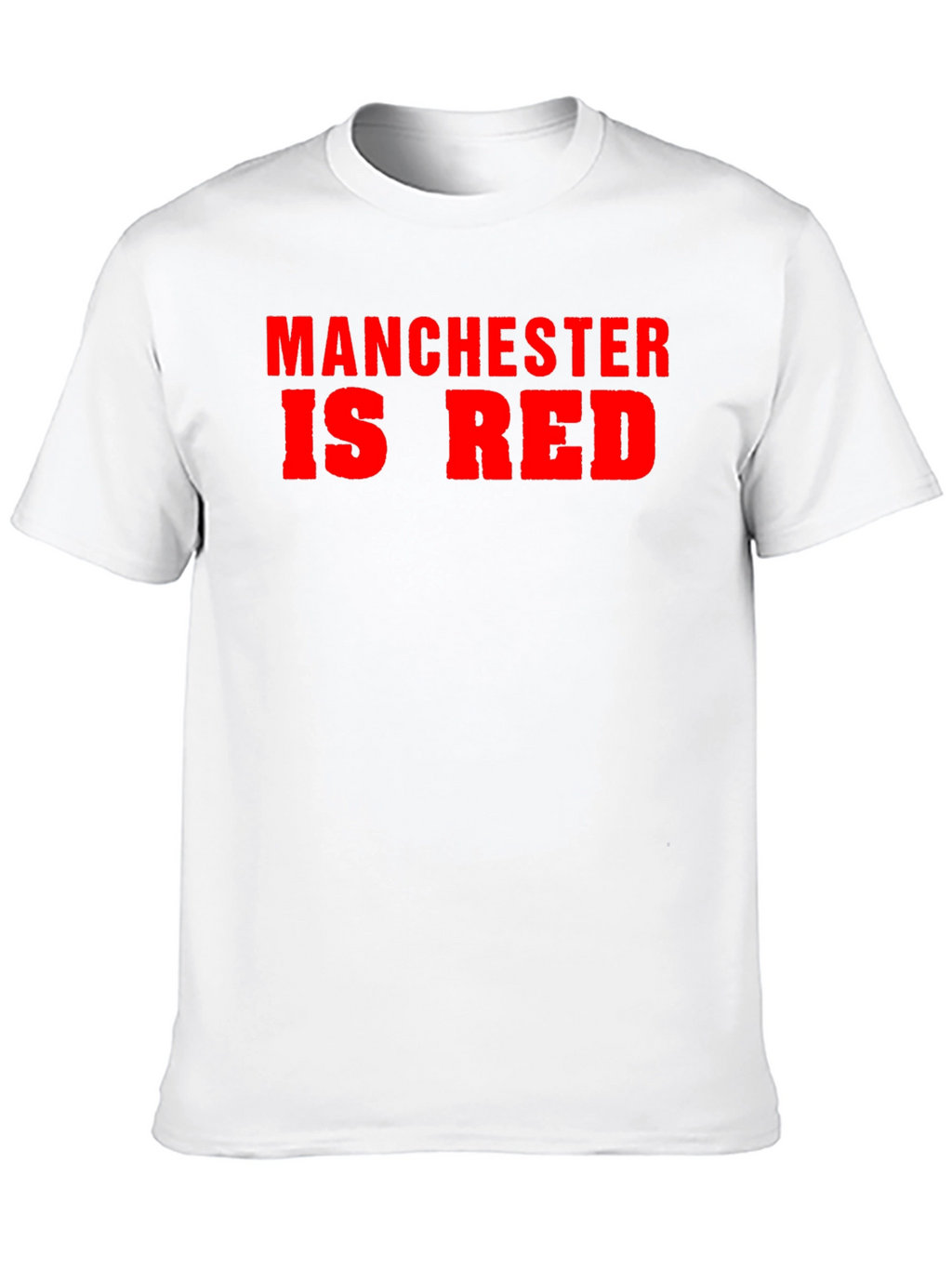 Manchester Is Red T-Shirt - Bold Graphic Tee