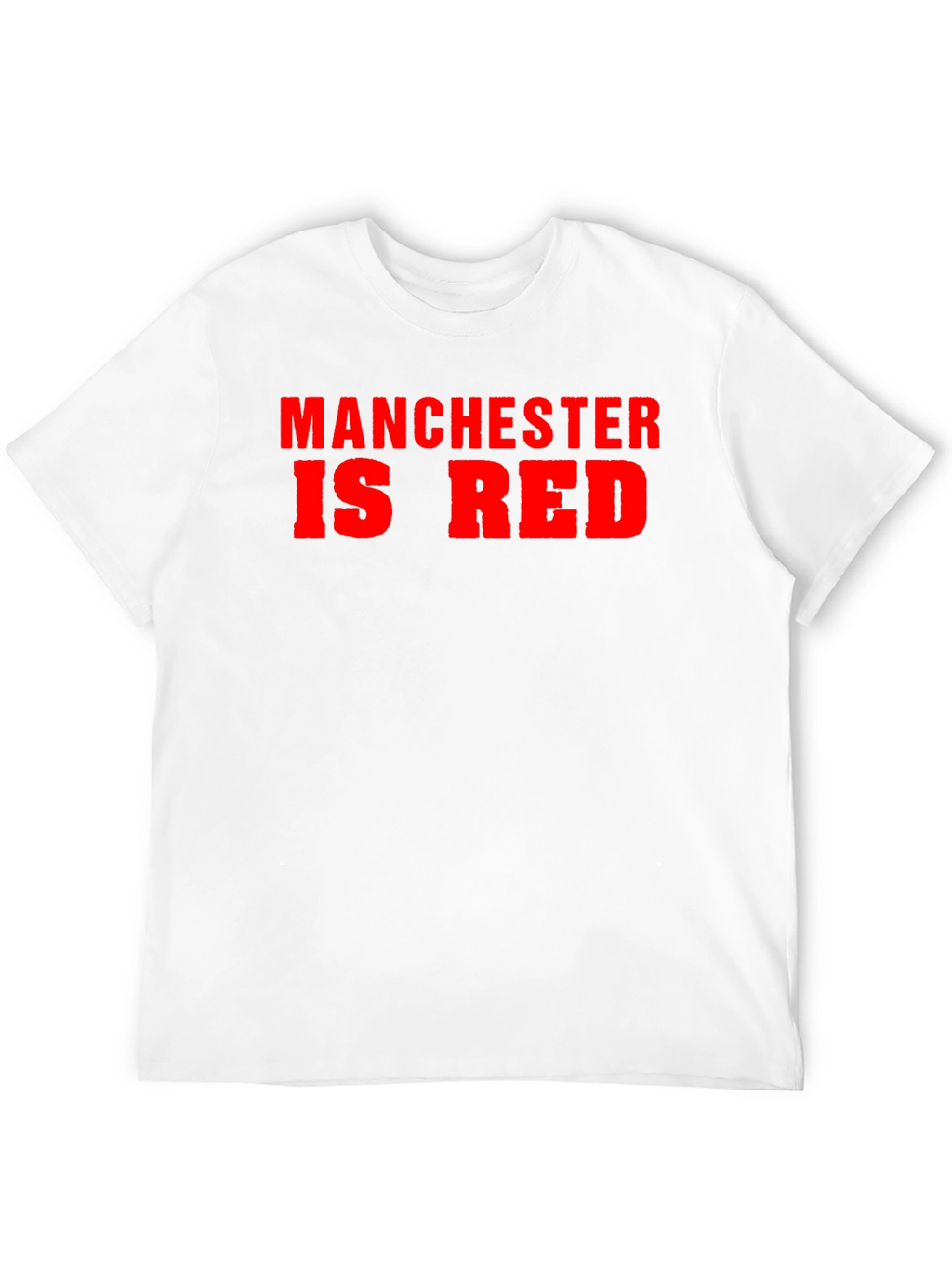 Manchester Is Red T-Shirt - Bold Graphic Tee