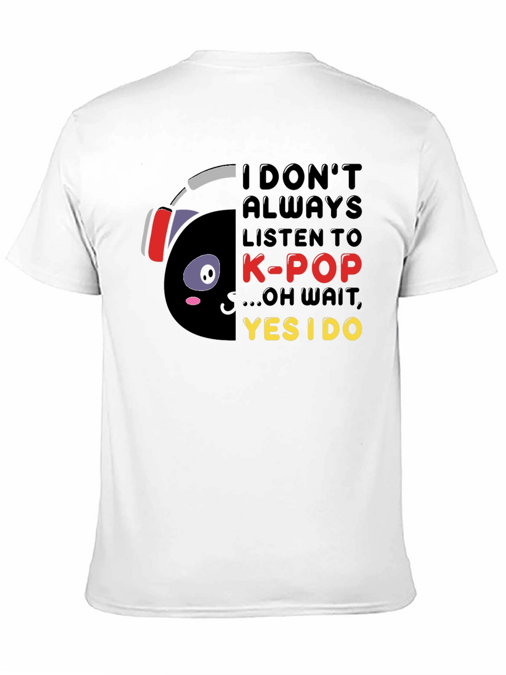 K-Pop Lover T-Shirt - Black Graphic Tee