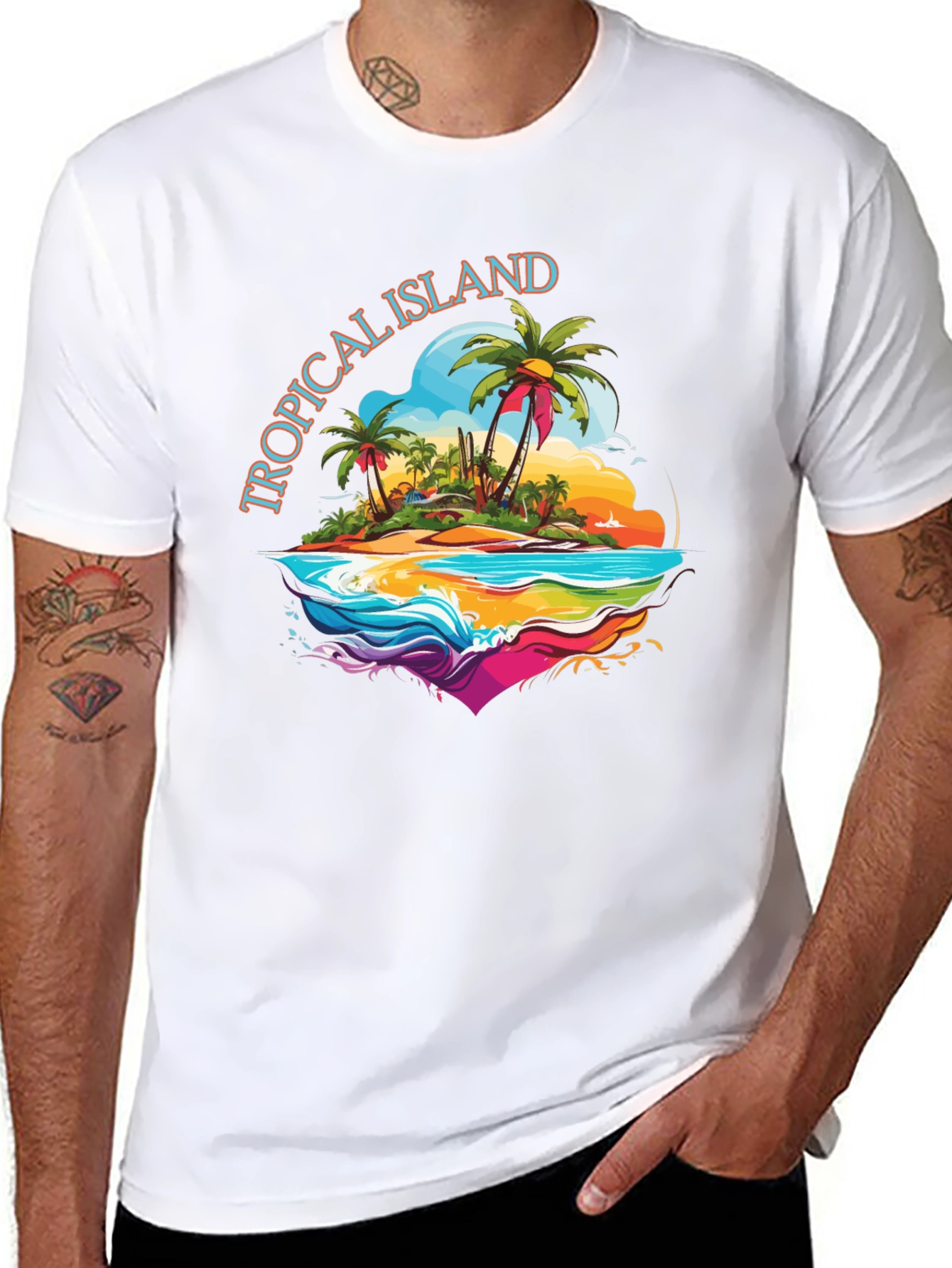 Tropical Island Graphic Tee