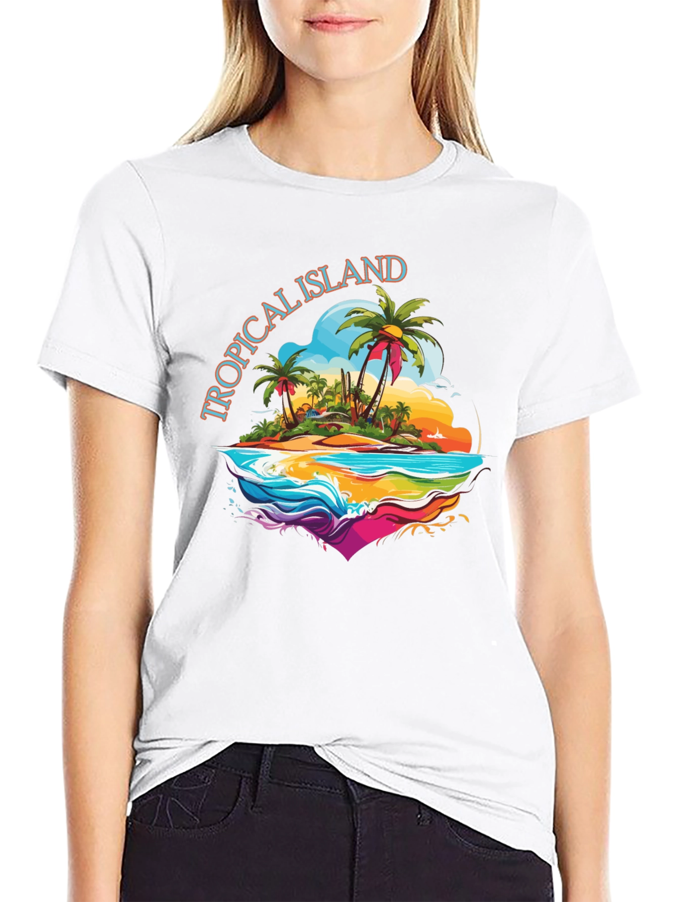Tropical Island Graphic Tee