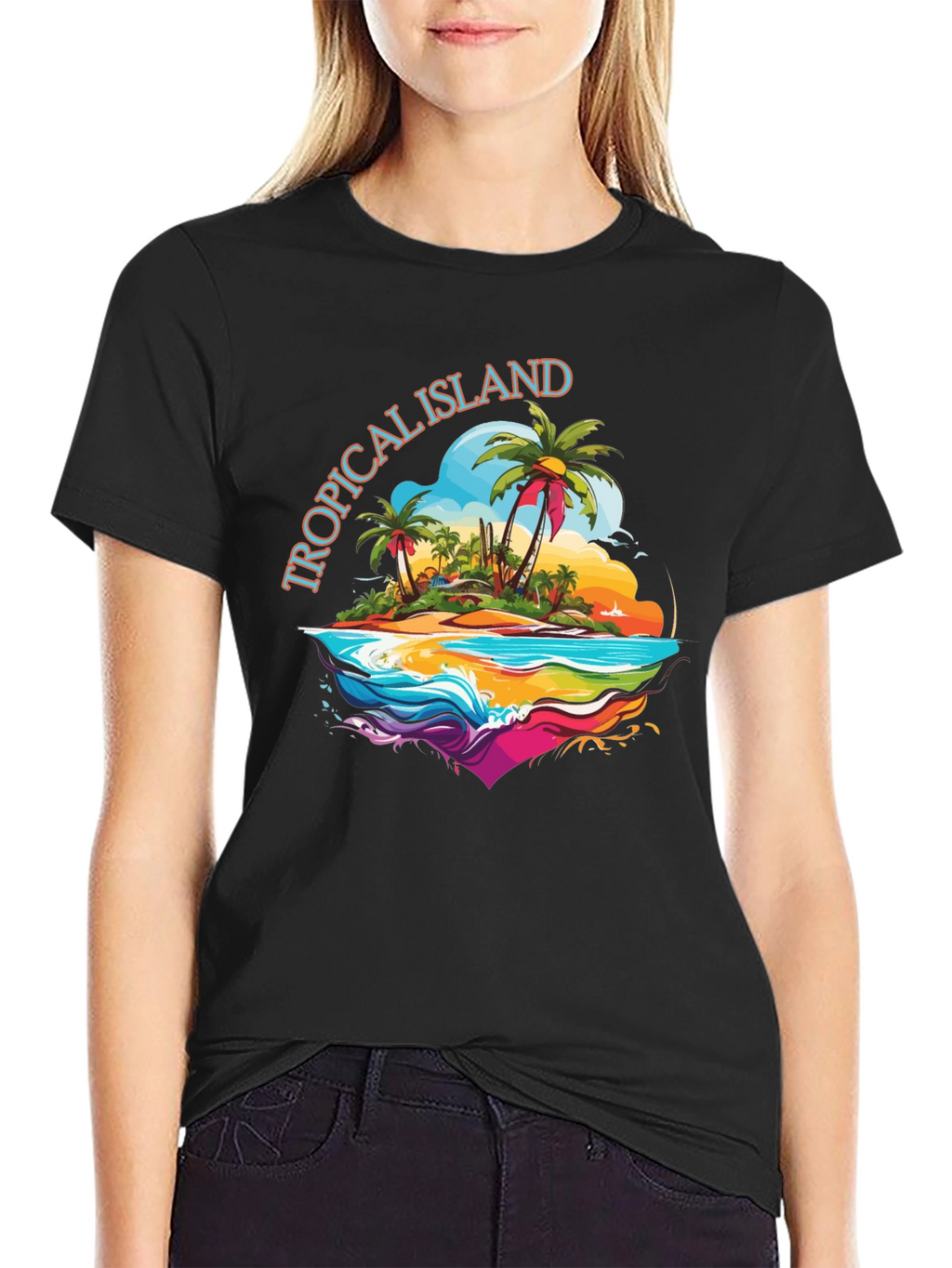 Tropical Island Graphic Tee