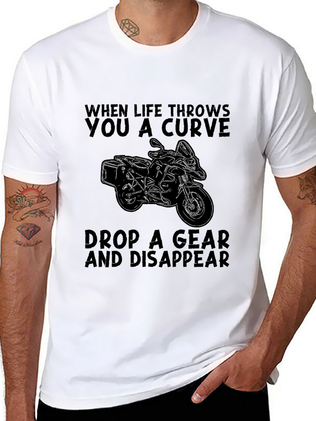 Motorcycle Curve T-Shirt