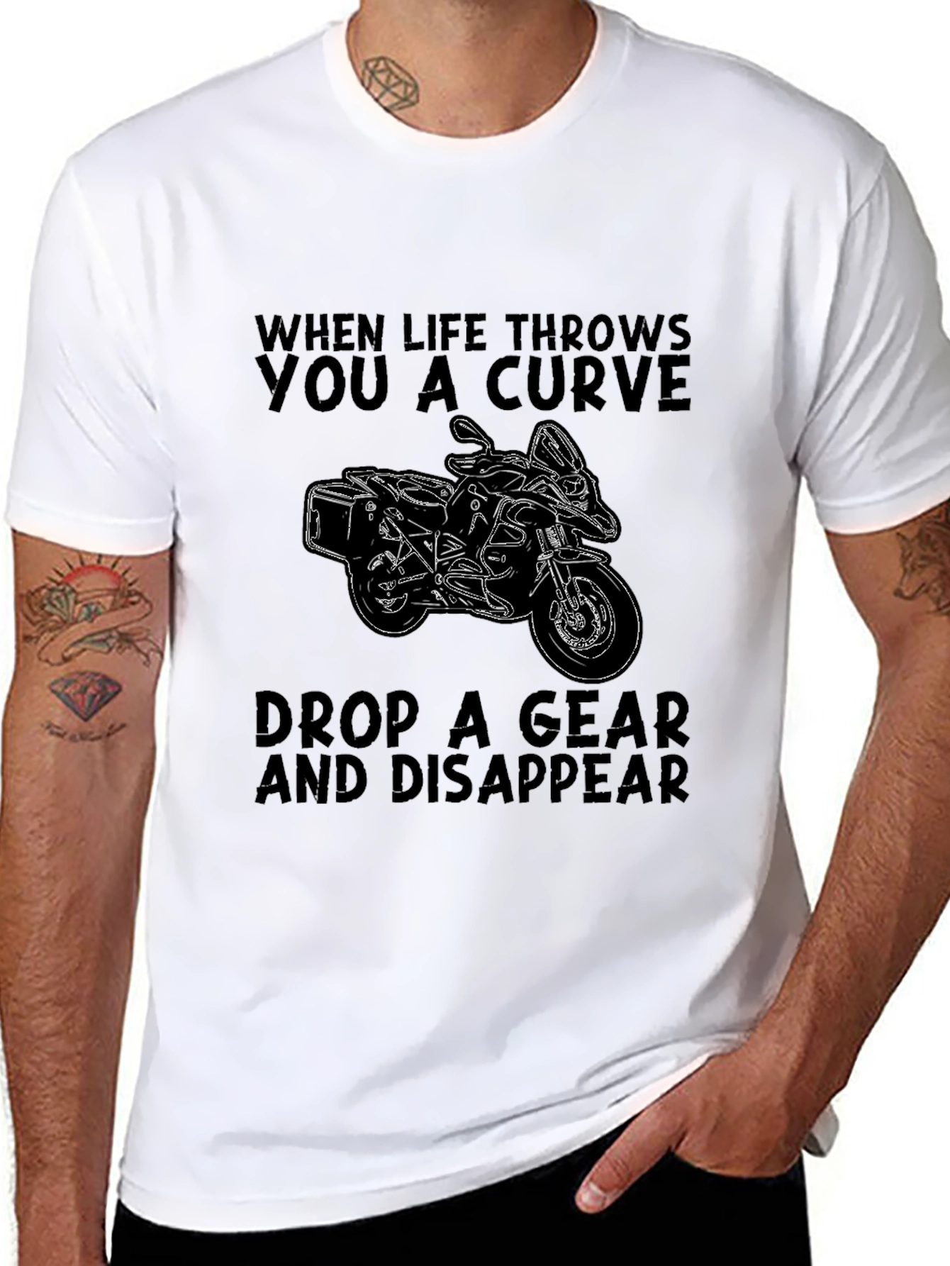 Motorcycle Curve T-Shirt