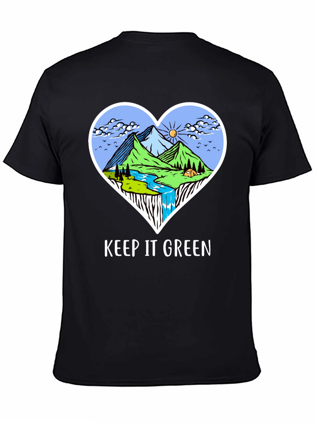Keep It Green T-Shirt - Eco-Friendly Graphic Tee