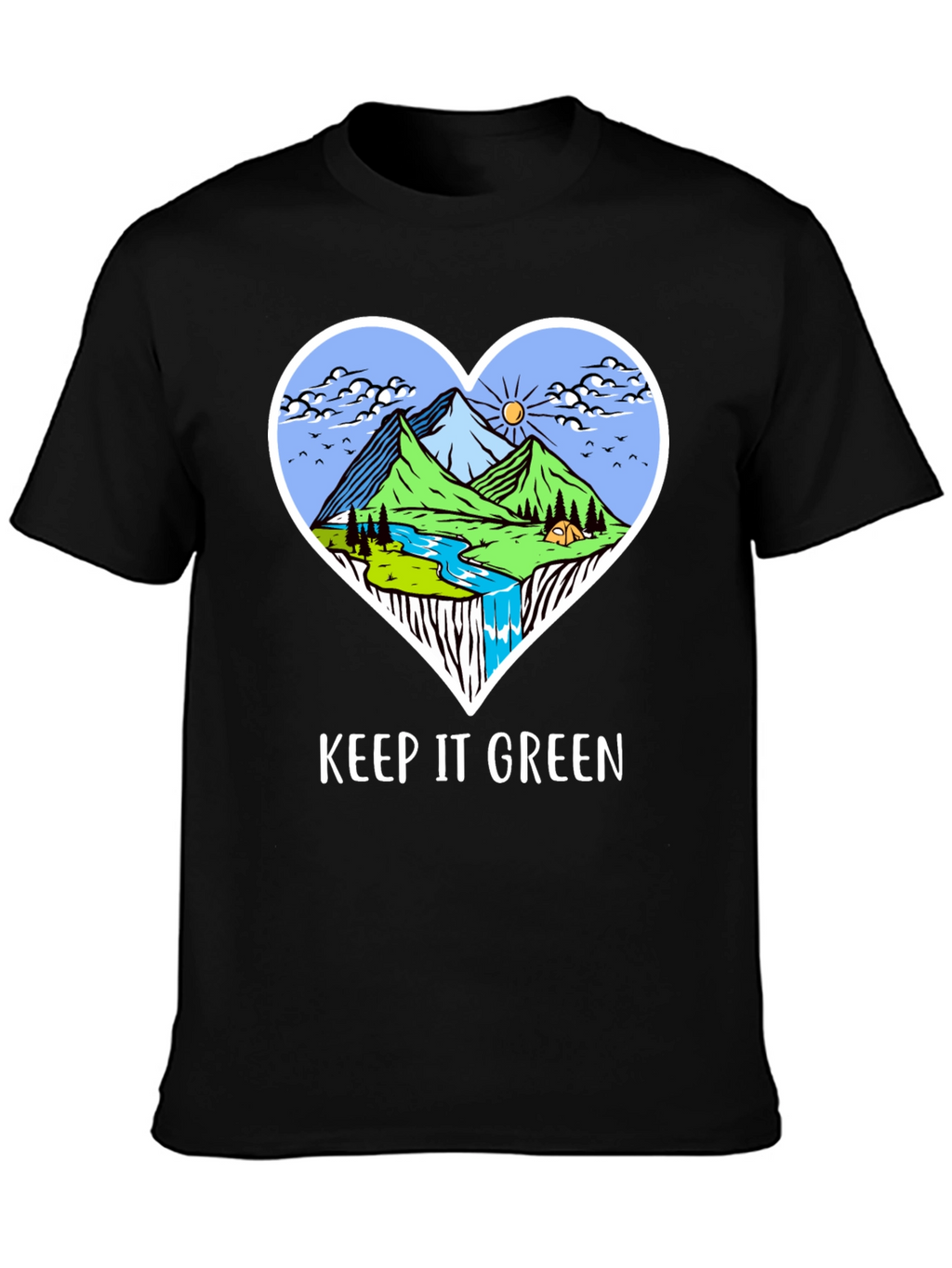 Keep It Green T-Shirt - Eco-Friendly Graphic Tee