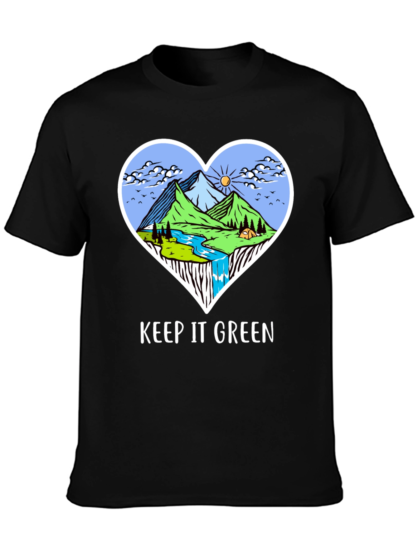 Keep It Green T-Shirt - Eco-Friendly Graphic Tee