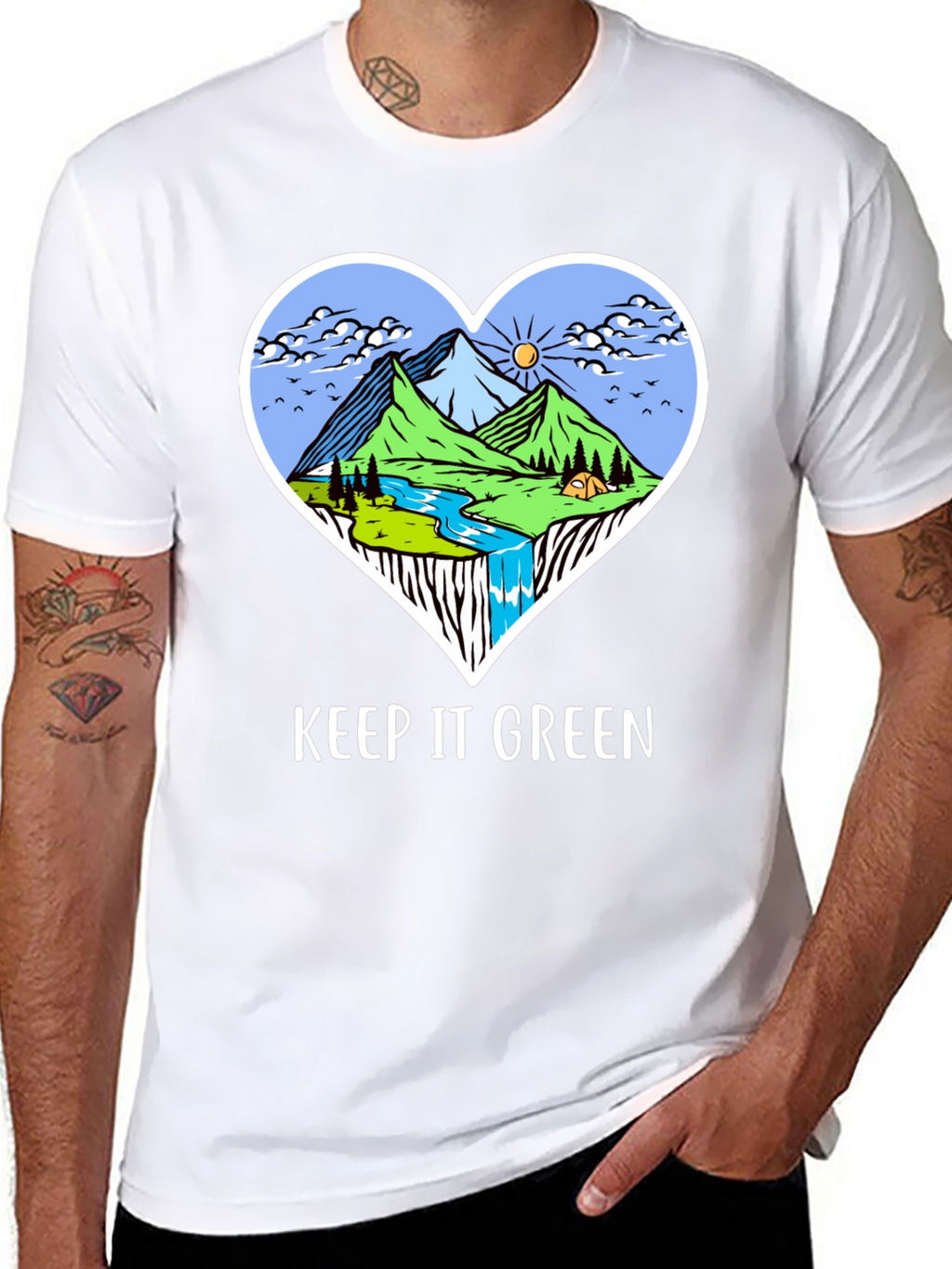 Keep It Green T-Shirt - Eco-Friendly Graphic Tee