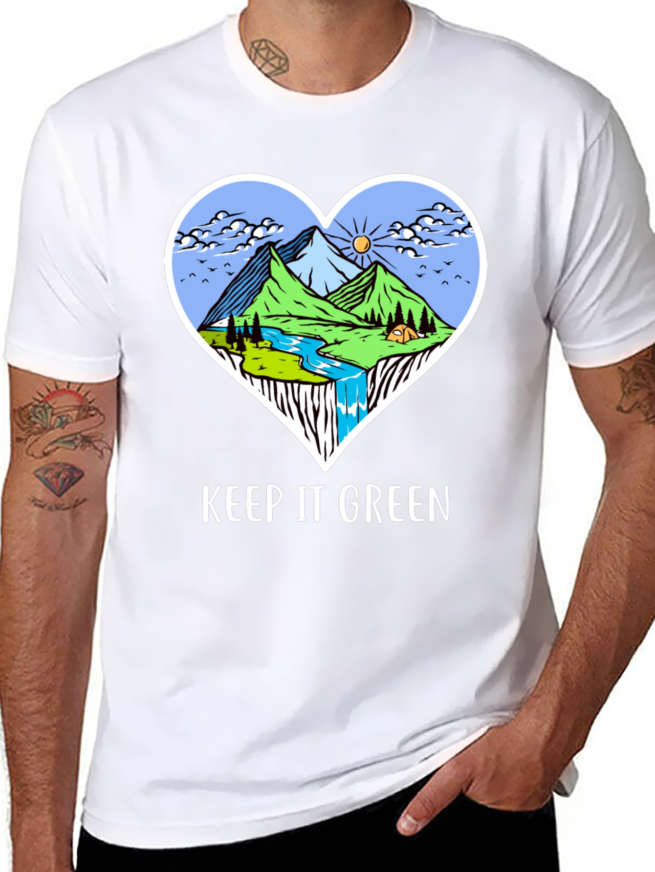 Keep It Green T-Shirt - Eco-Friendly Graphic Tee