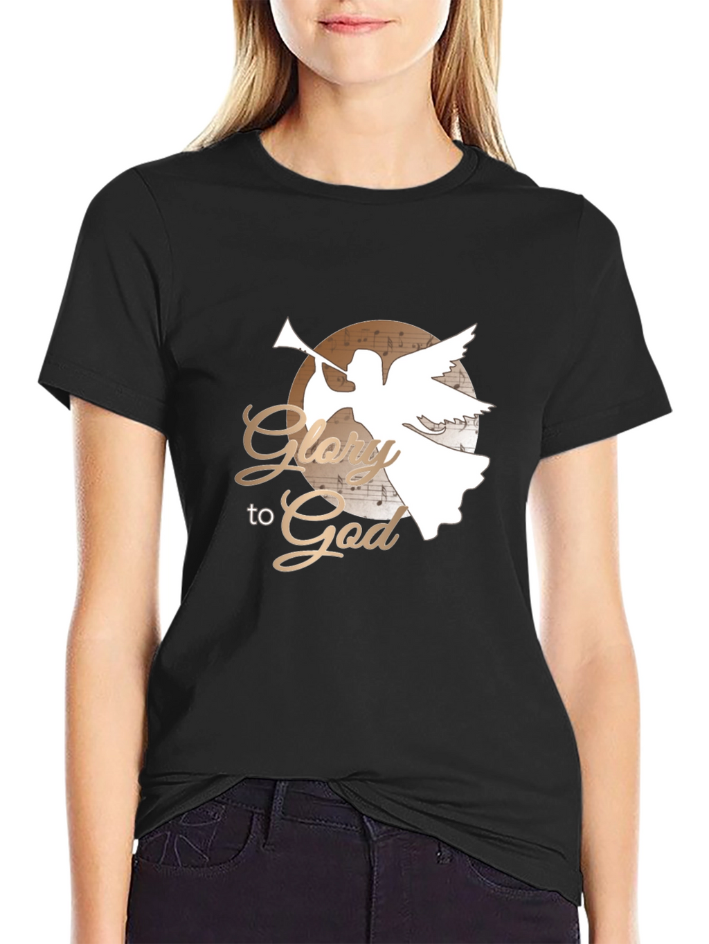 Glory to God Graphic Tee - Black T-Shirt