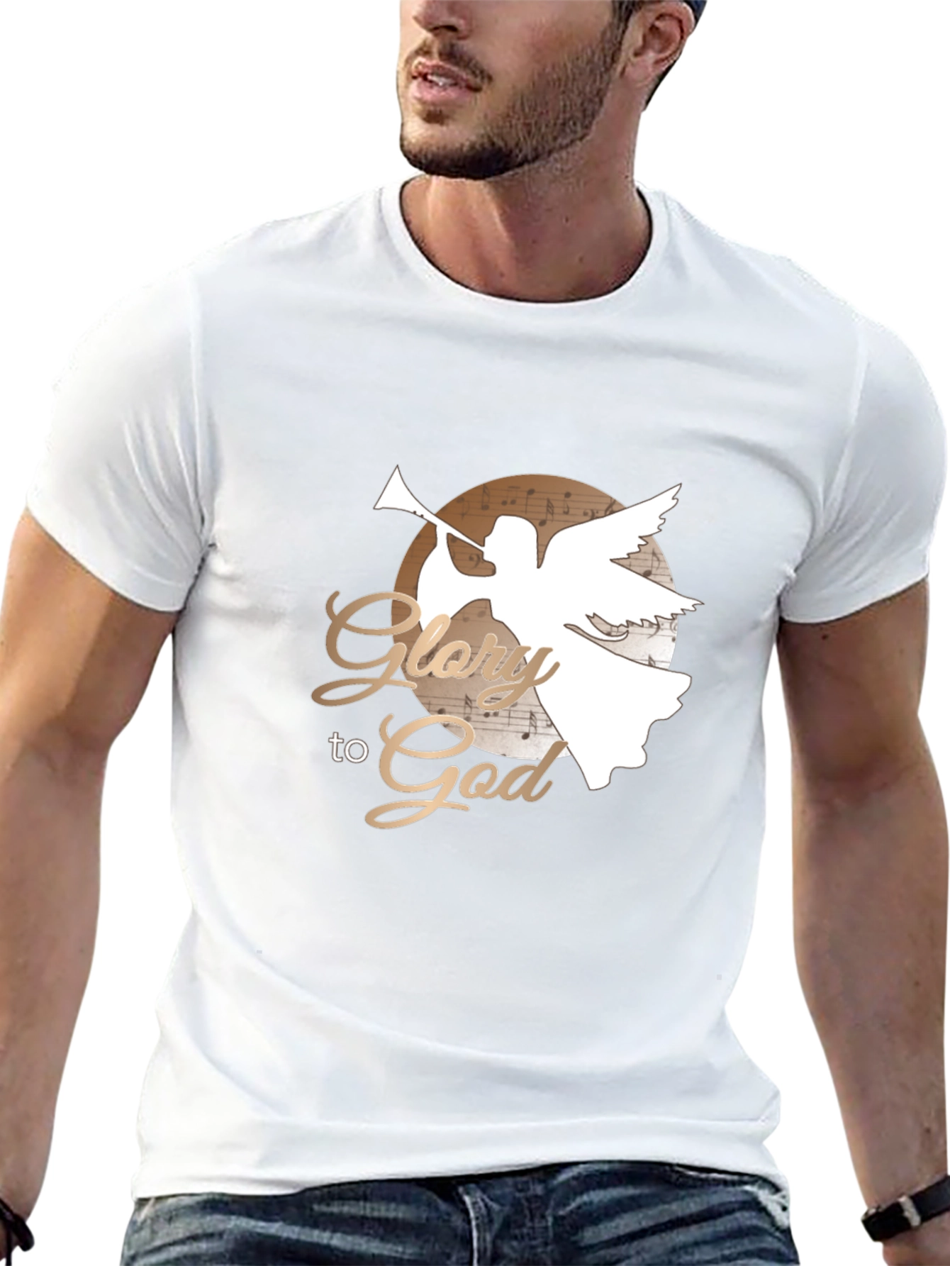 Glory to God Graphic Tee - Black T-Shirt