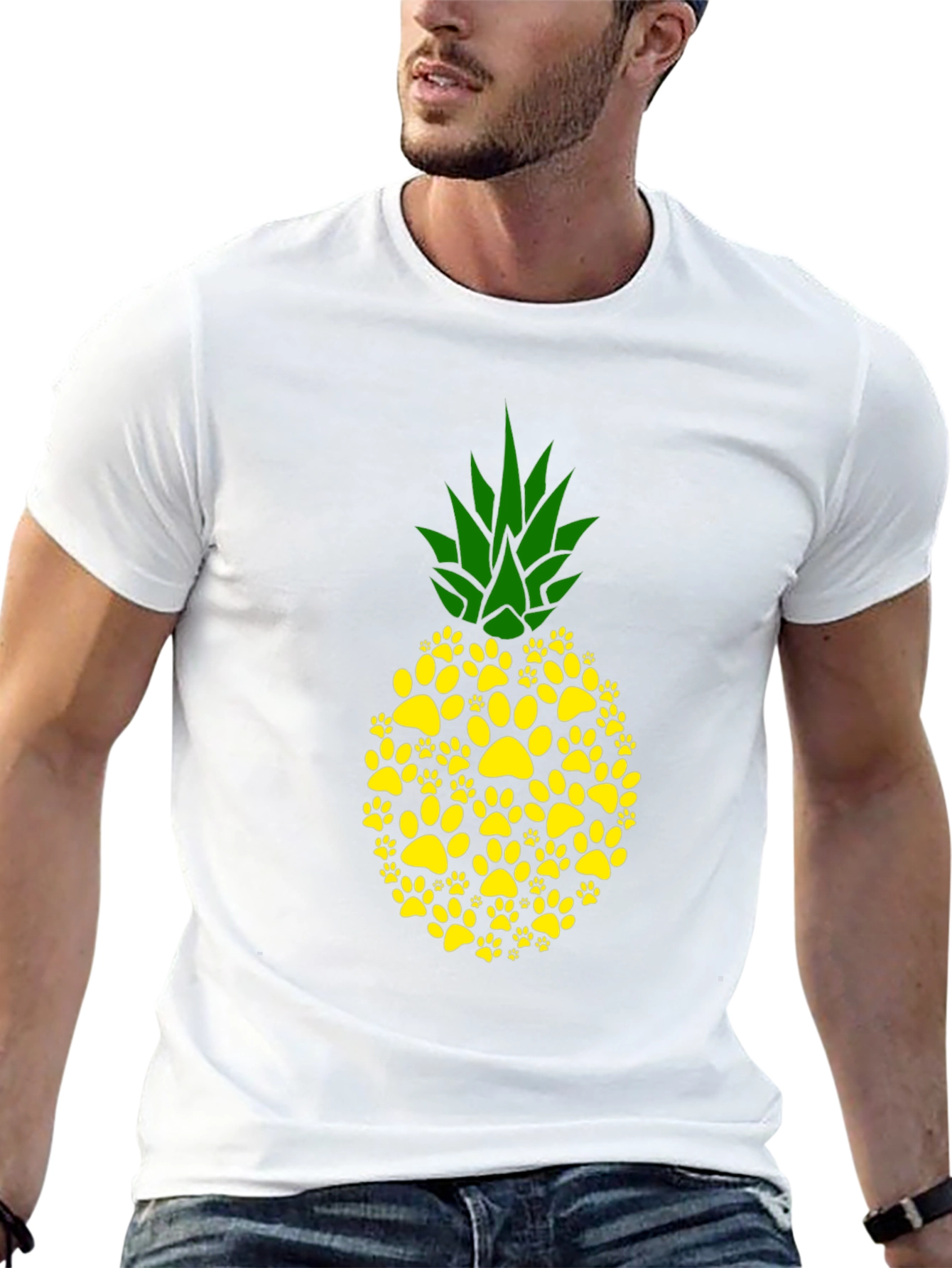 Paw Print Pineapple Graphic Tee