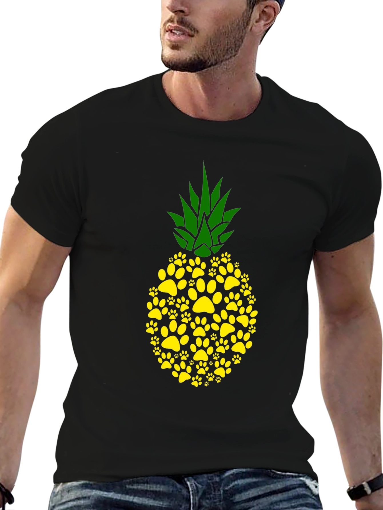 Paw Print Pineapple Graphic Tee