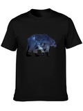 Cosmic Bear Graphic T-Shirt