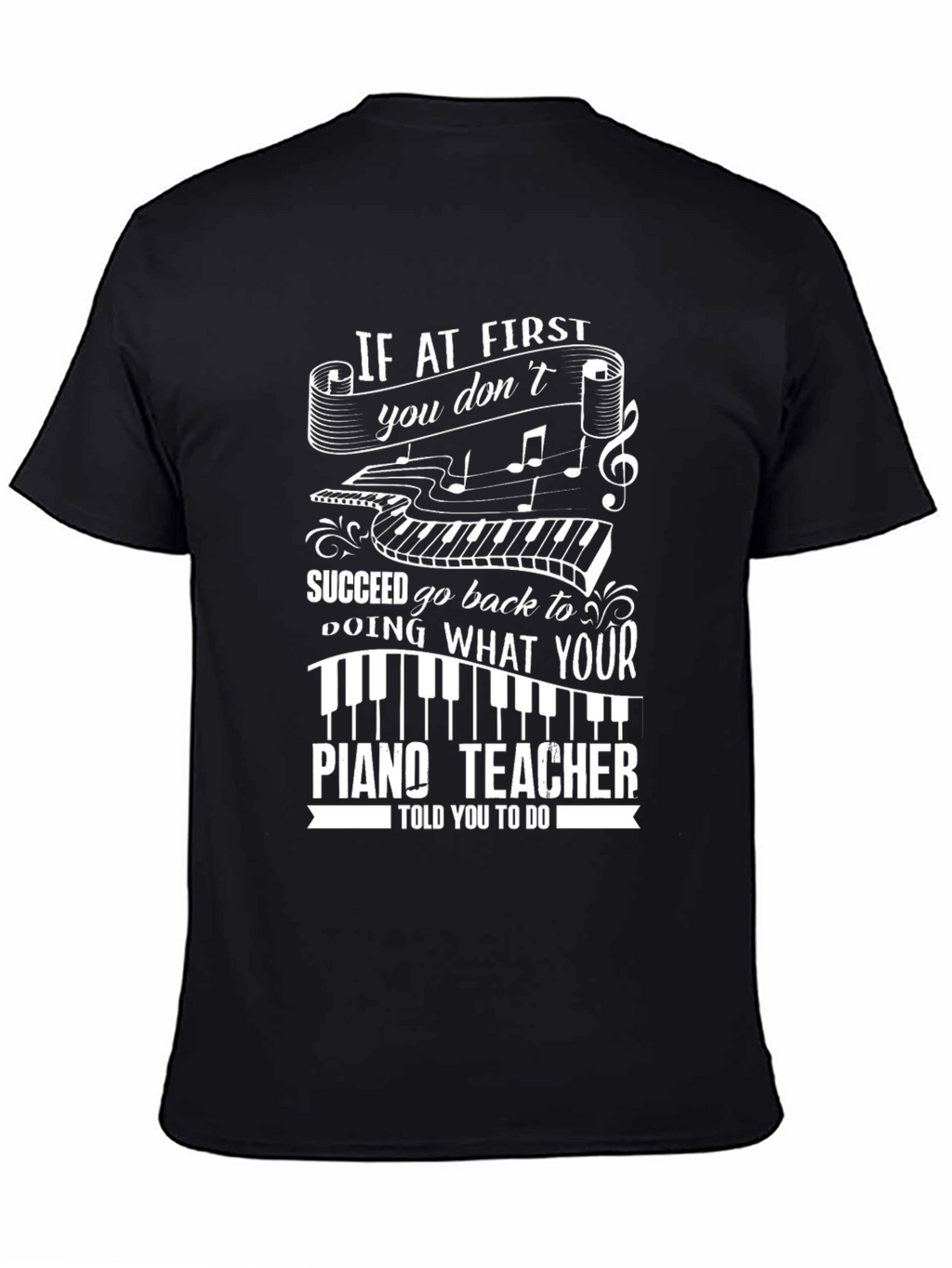 Piano Teacher Graphic Tee - Music Lover Gift
