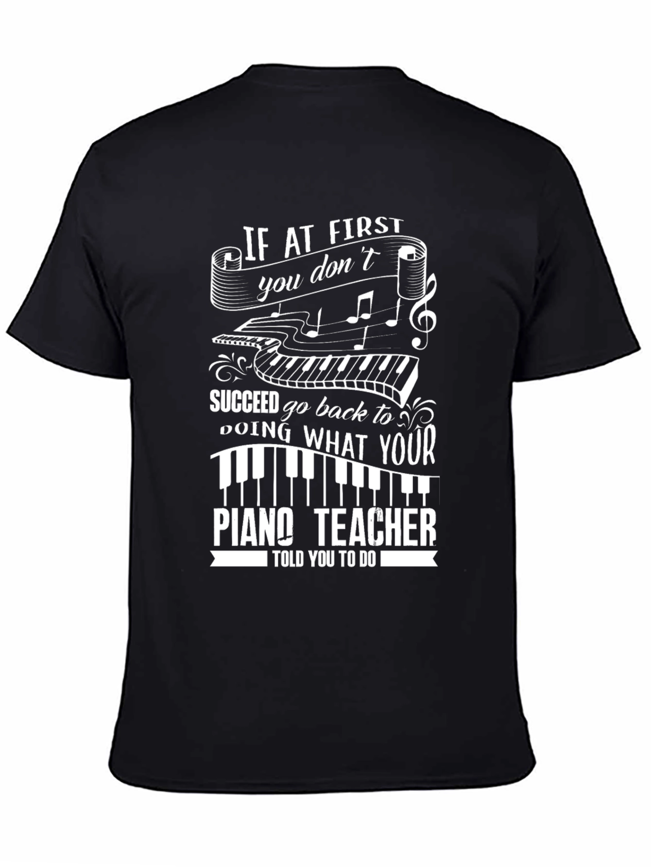 Piano Teacher Graphic Tee - Music Lover Gift