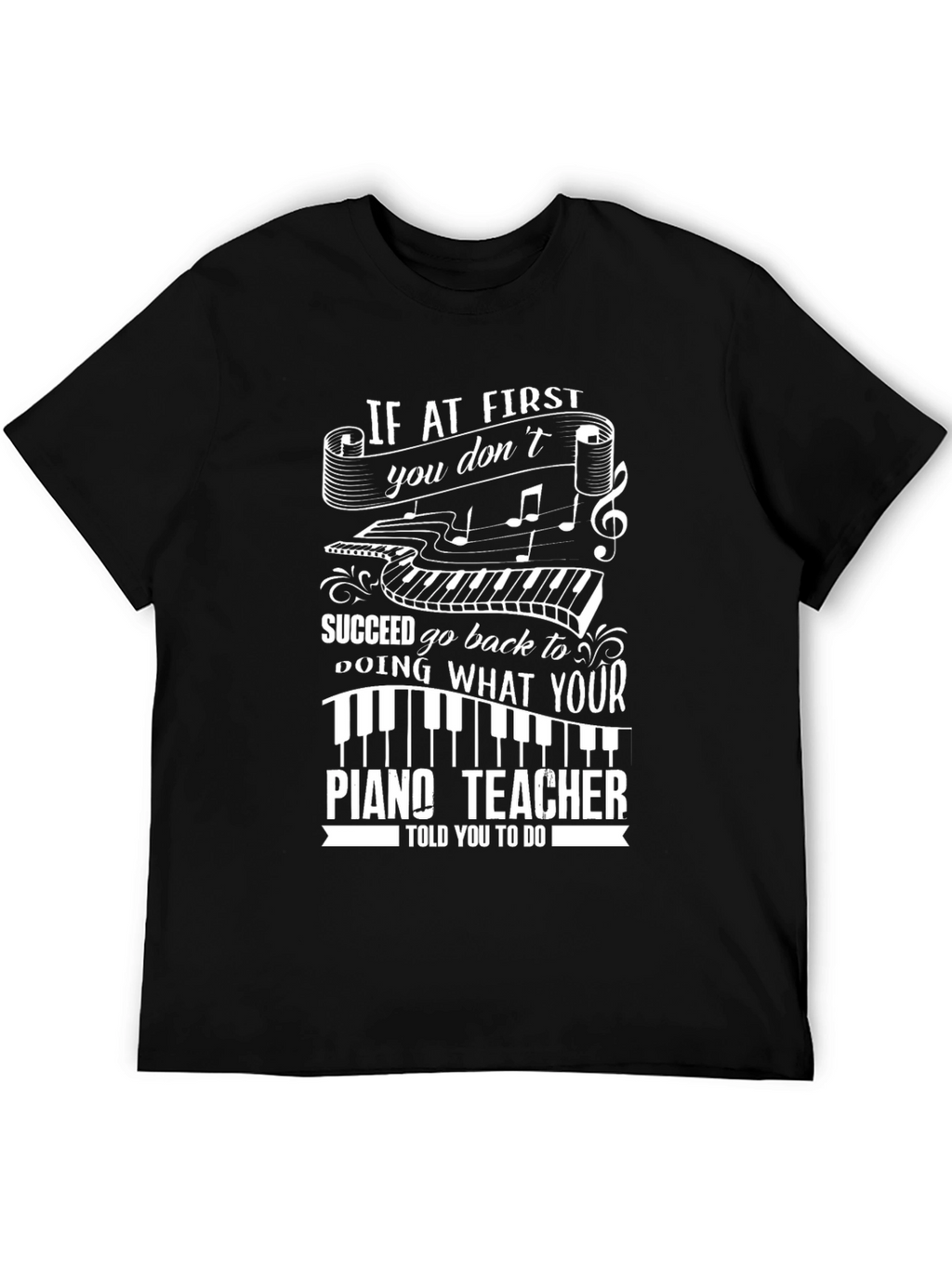 Piano Teacher Graphic Tee - Music Lover Gift