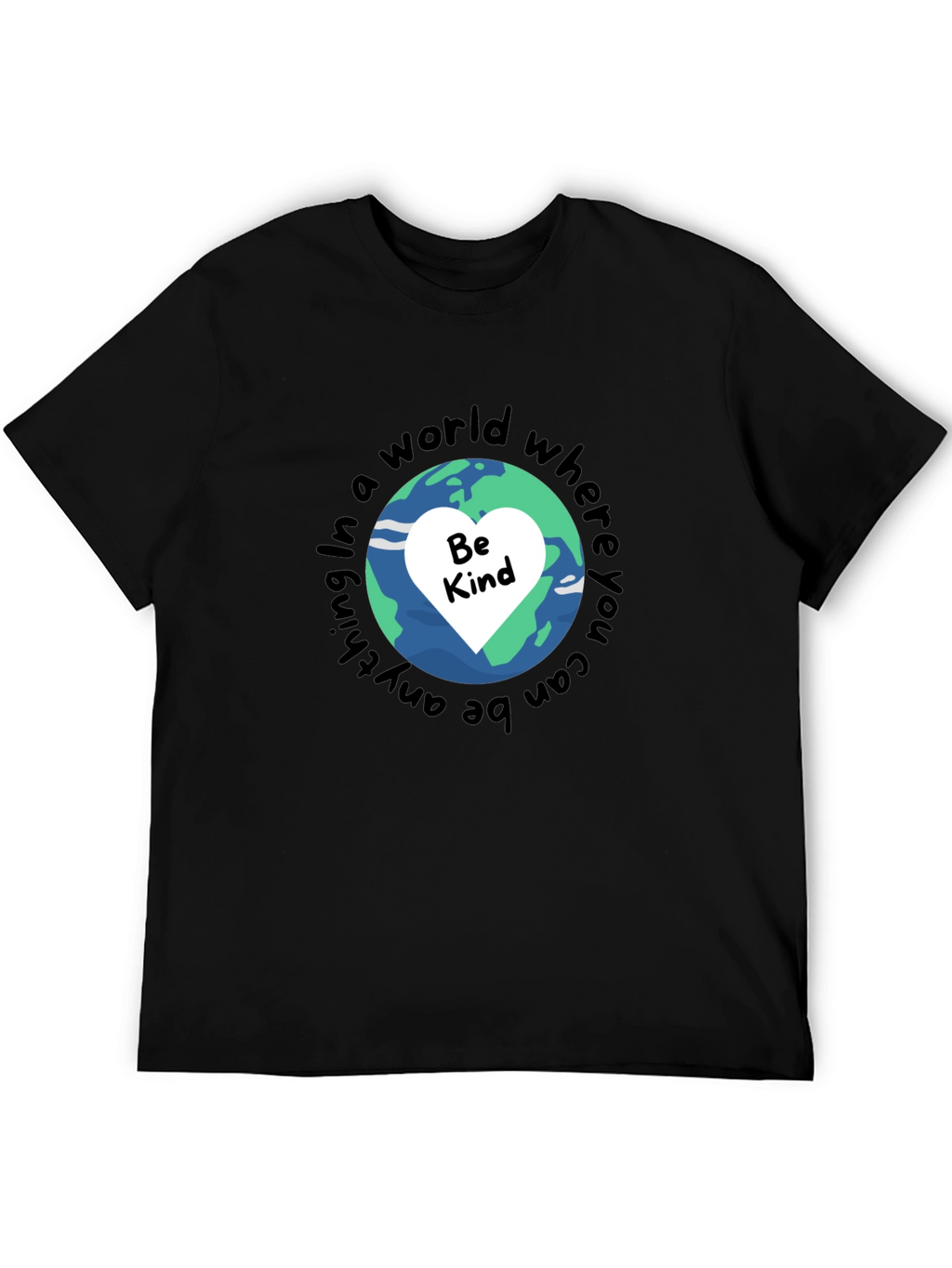 Be Kind T-Shirt Earth Graphic Tee