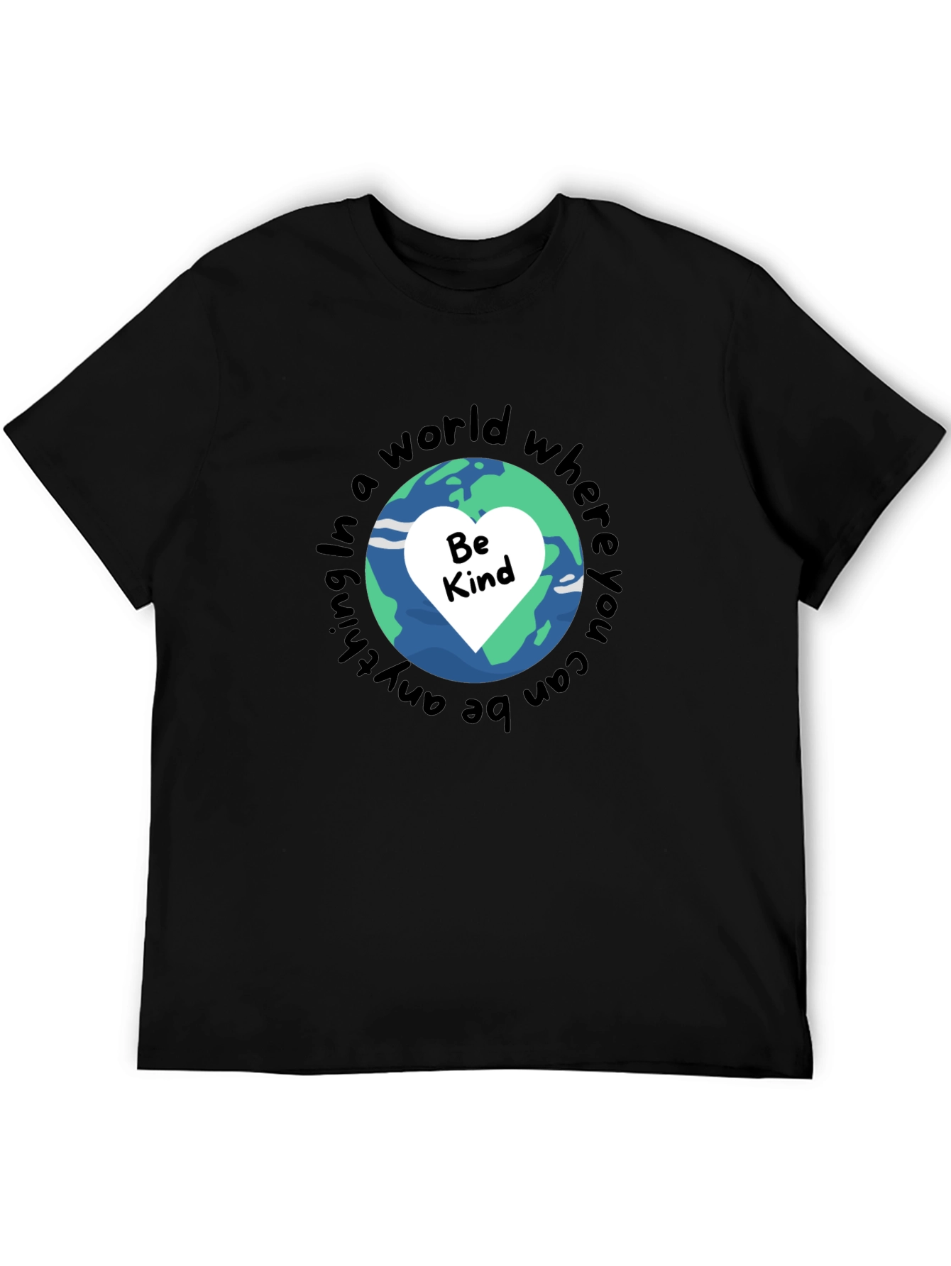 Be Kind T-Shirt Earth Graphic Tee