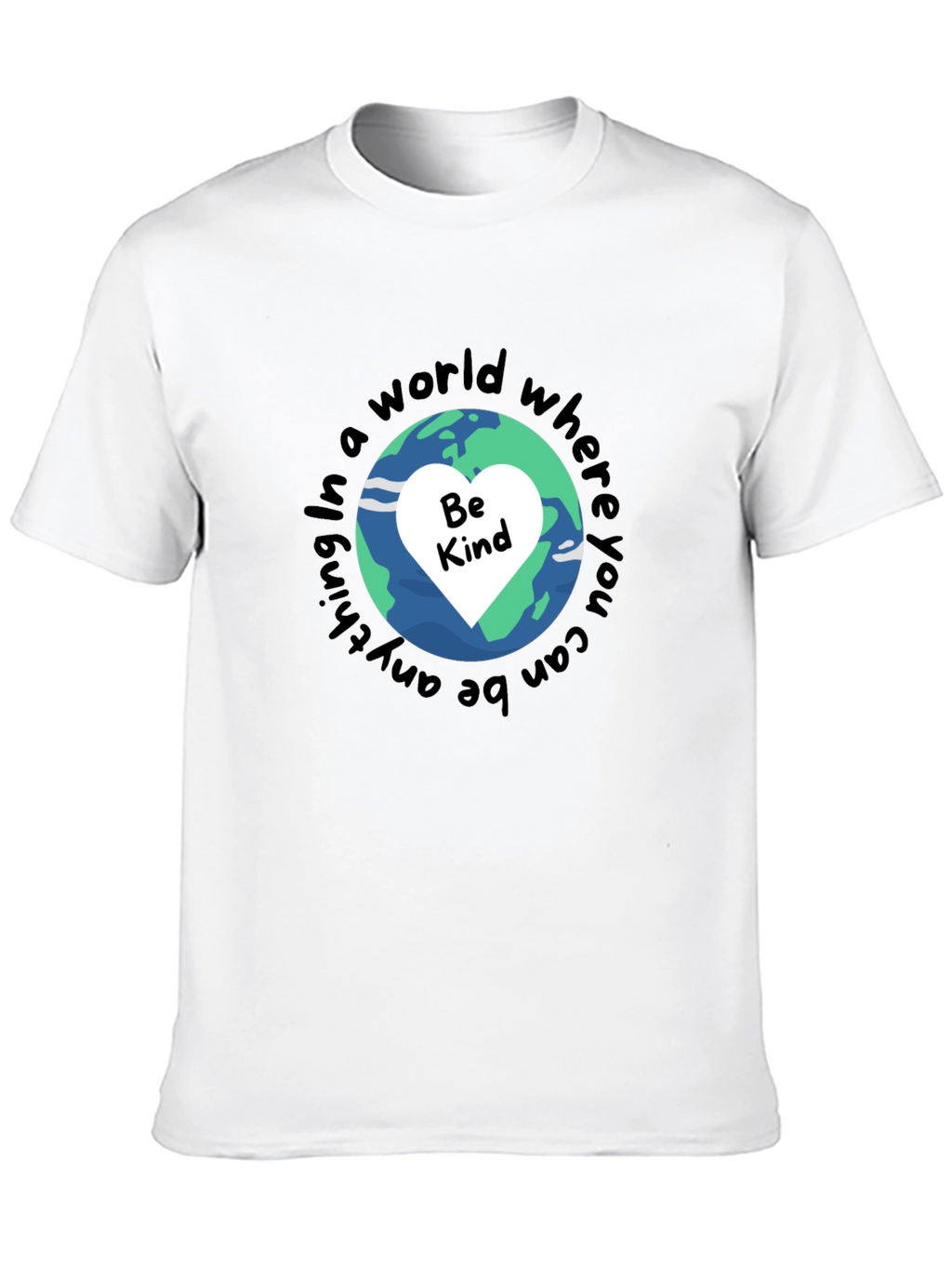 Be Kind T-Shirt Earth Graphic Tee
