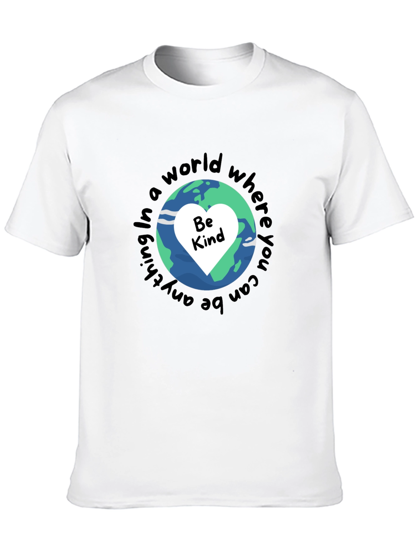 Be Kind T-Shirt Earth Graphic Tee
