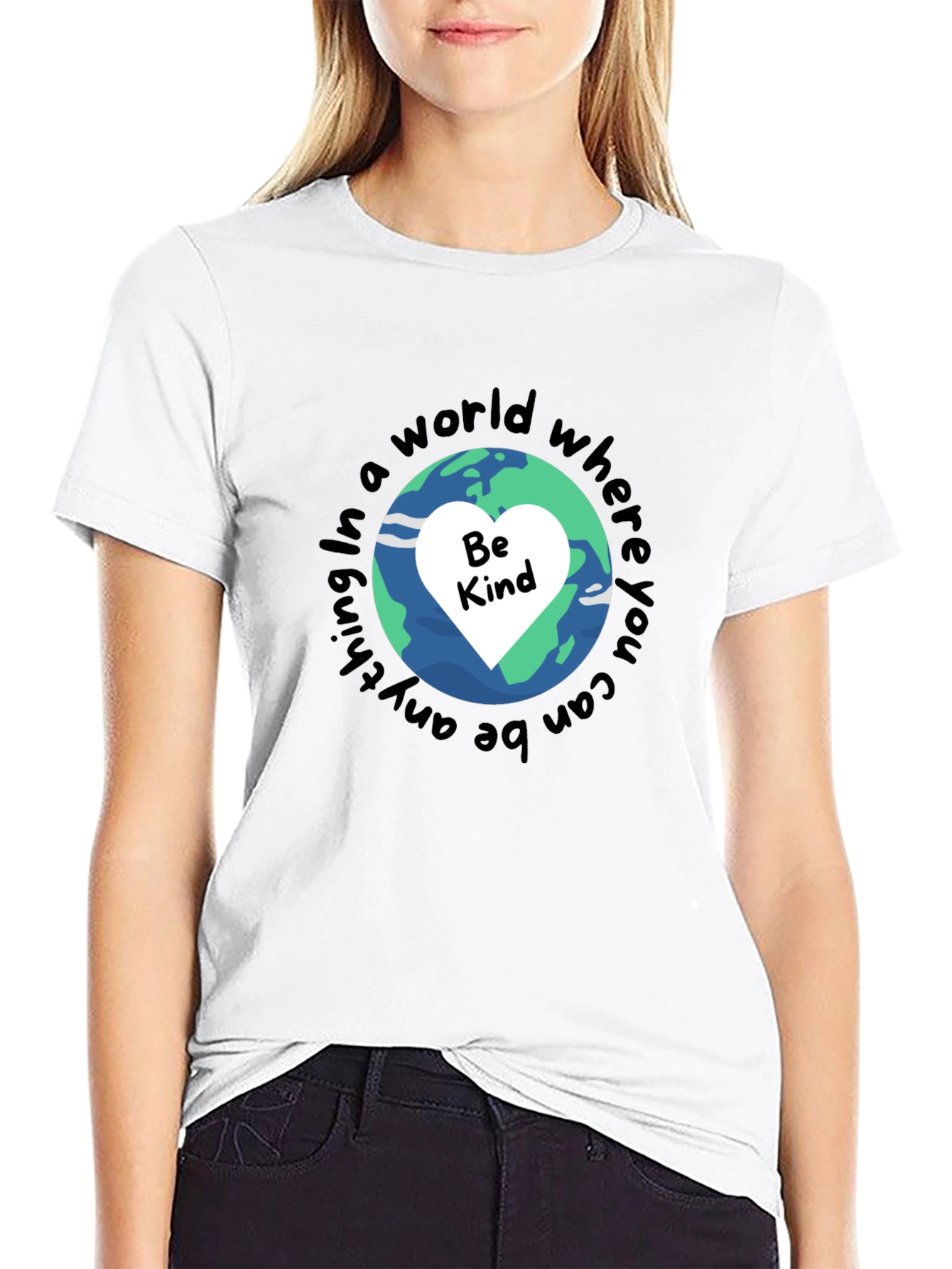 Be Kind T-Shirt Earth Graphic Tee