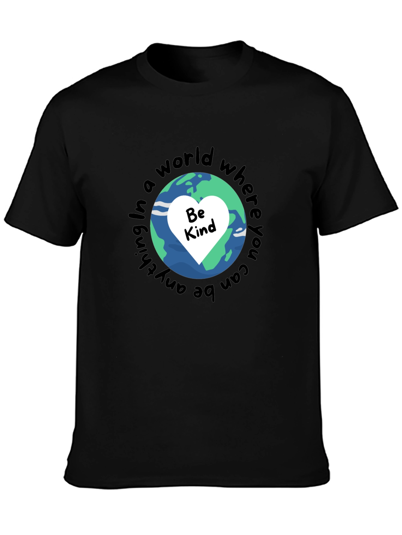 Be Kind T-Shirt Earth Graphic Tee
