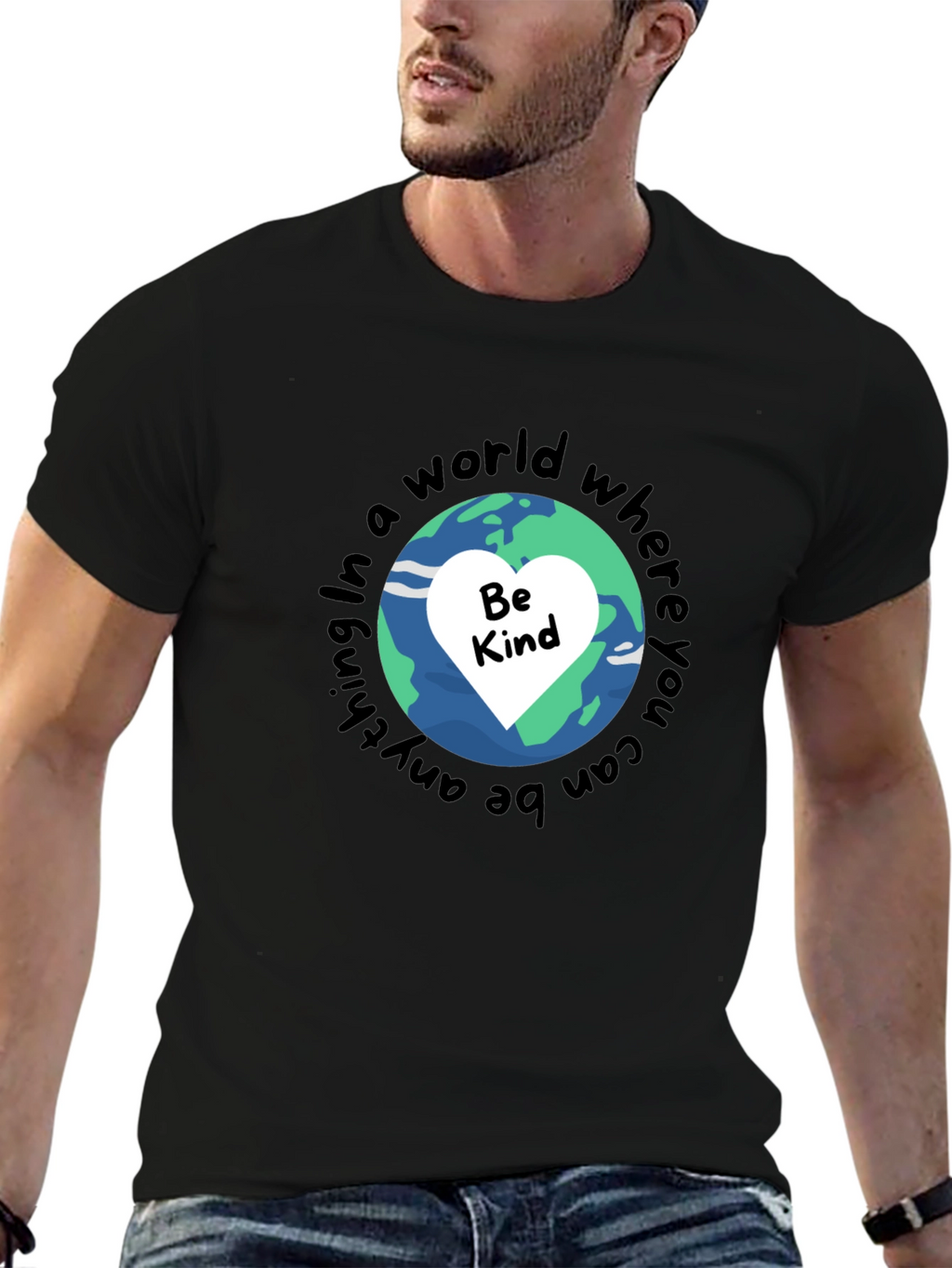 Be Kind T-Shirt Earth Graphic Tee