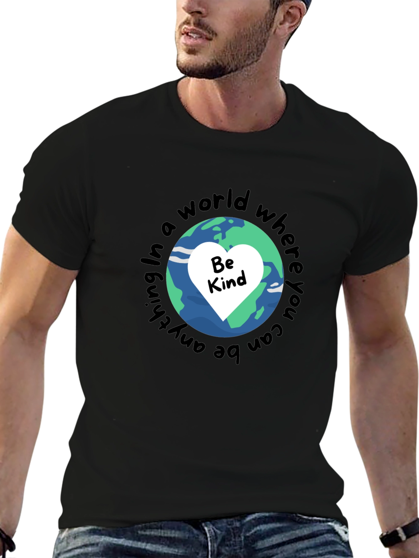Be Kind T-Shirt Earth Graphic Tee