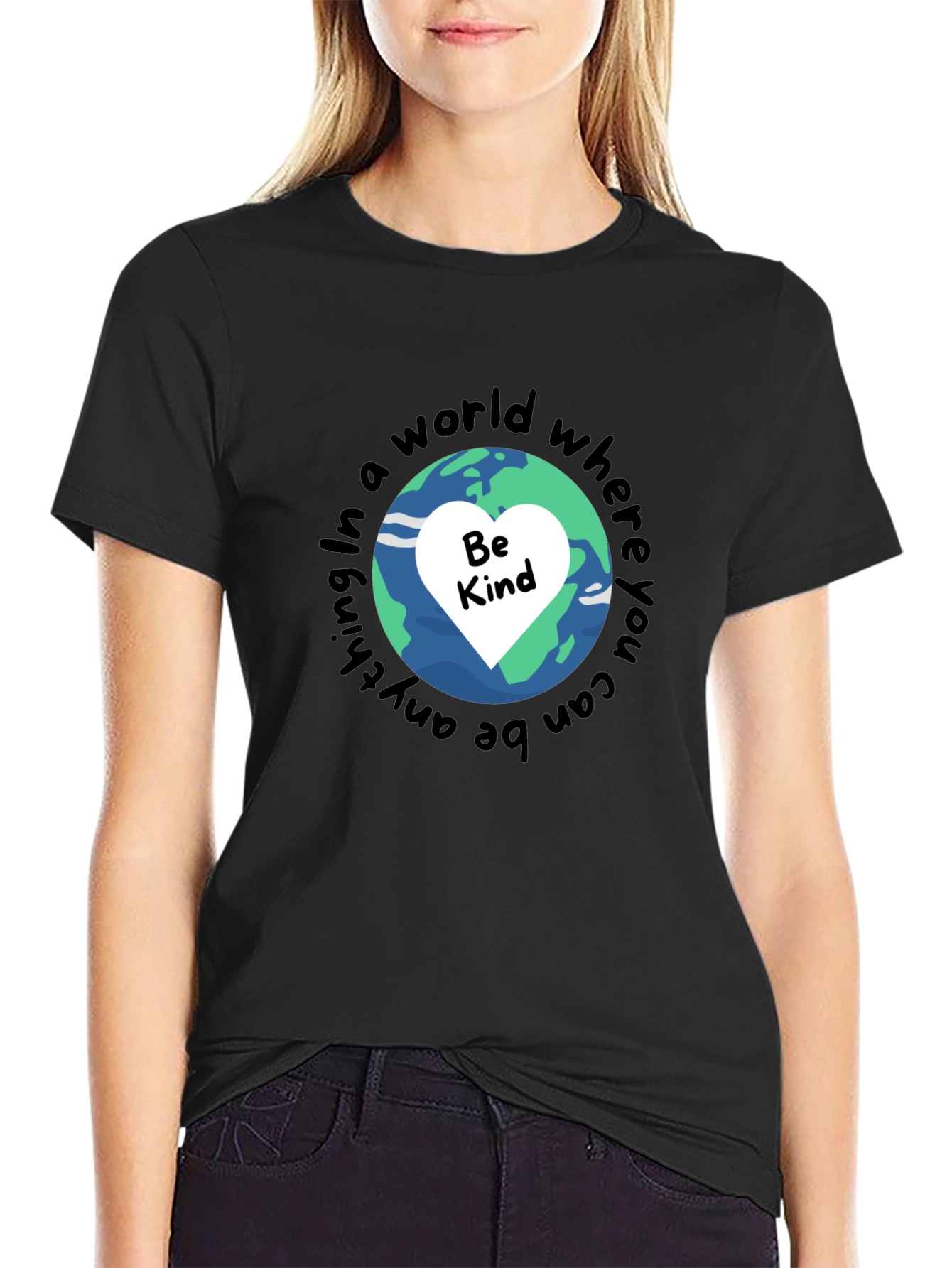 Be Kind T-Shirt Earth Graphic Tee