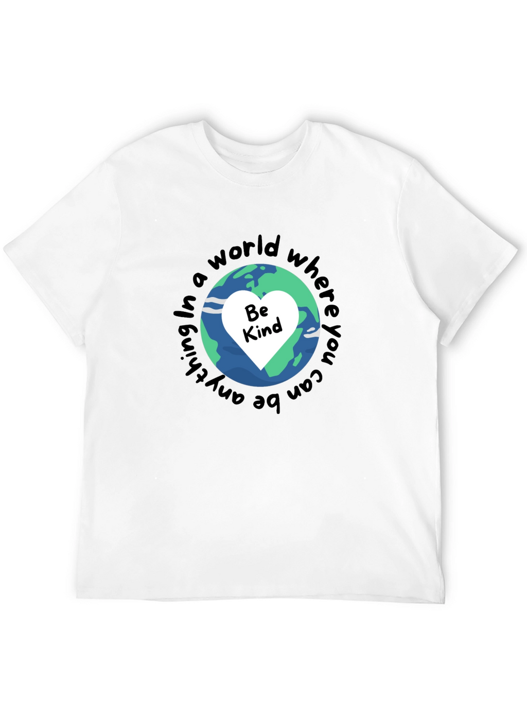 Be Kind T-Shirt Earth Graphic Tee