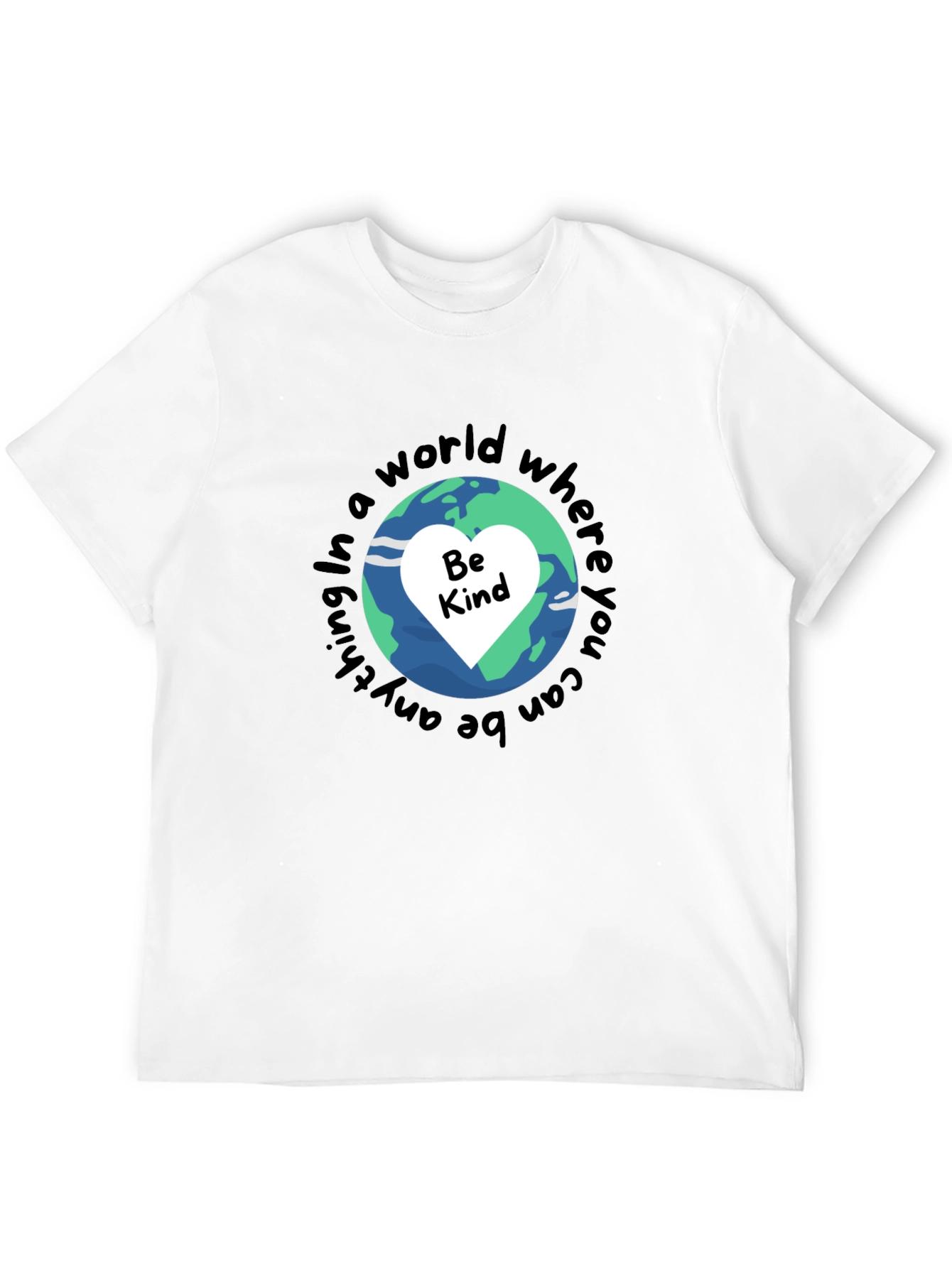 Be Kind T-Shirt Earth Graphic Tee