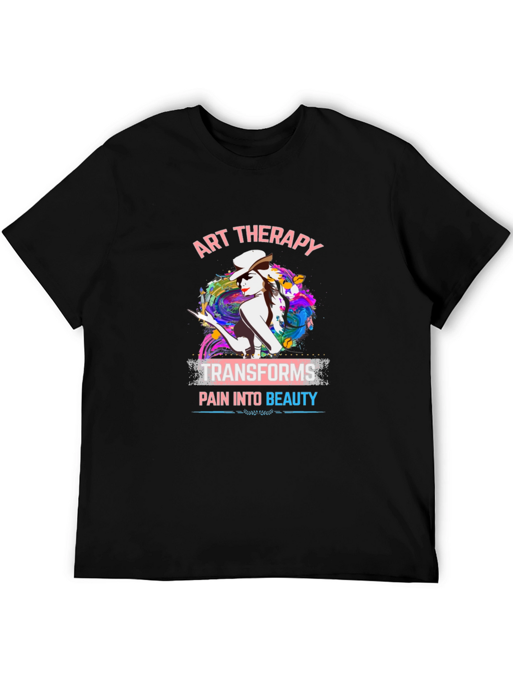 Art Therapy Graphic T-Shirt: Transforms Pain Into Beauty